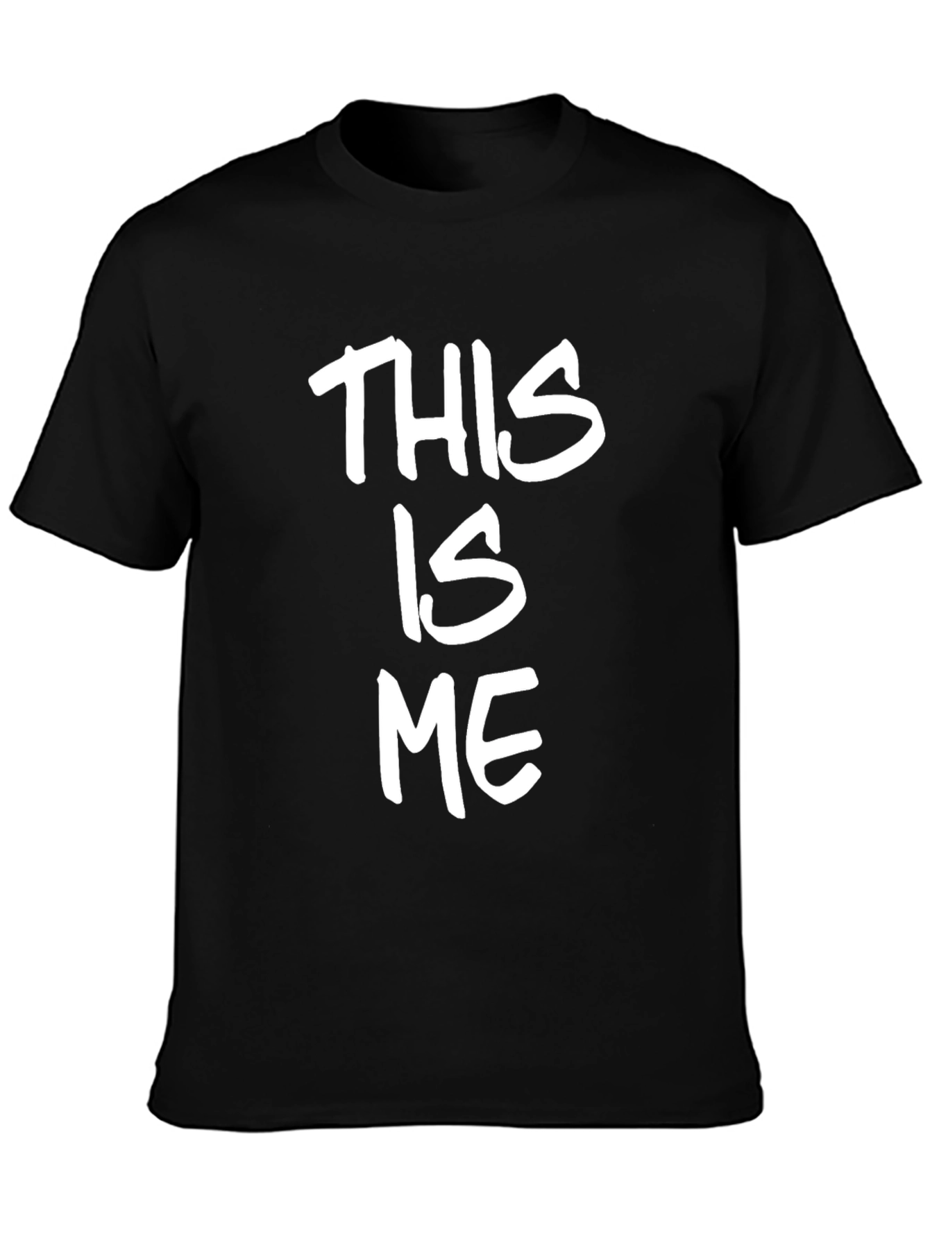 This Is Me Black Crew Neck T-Shirt
