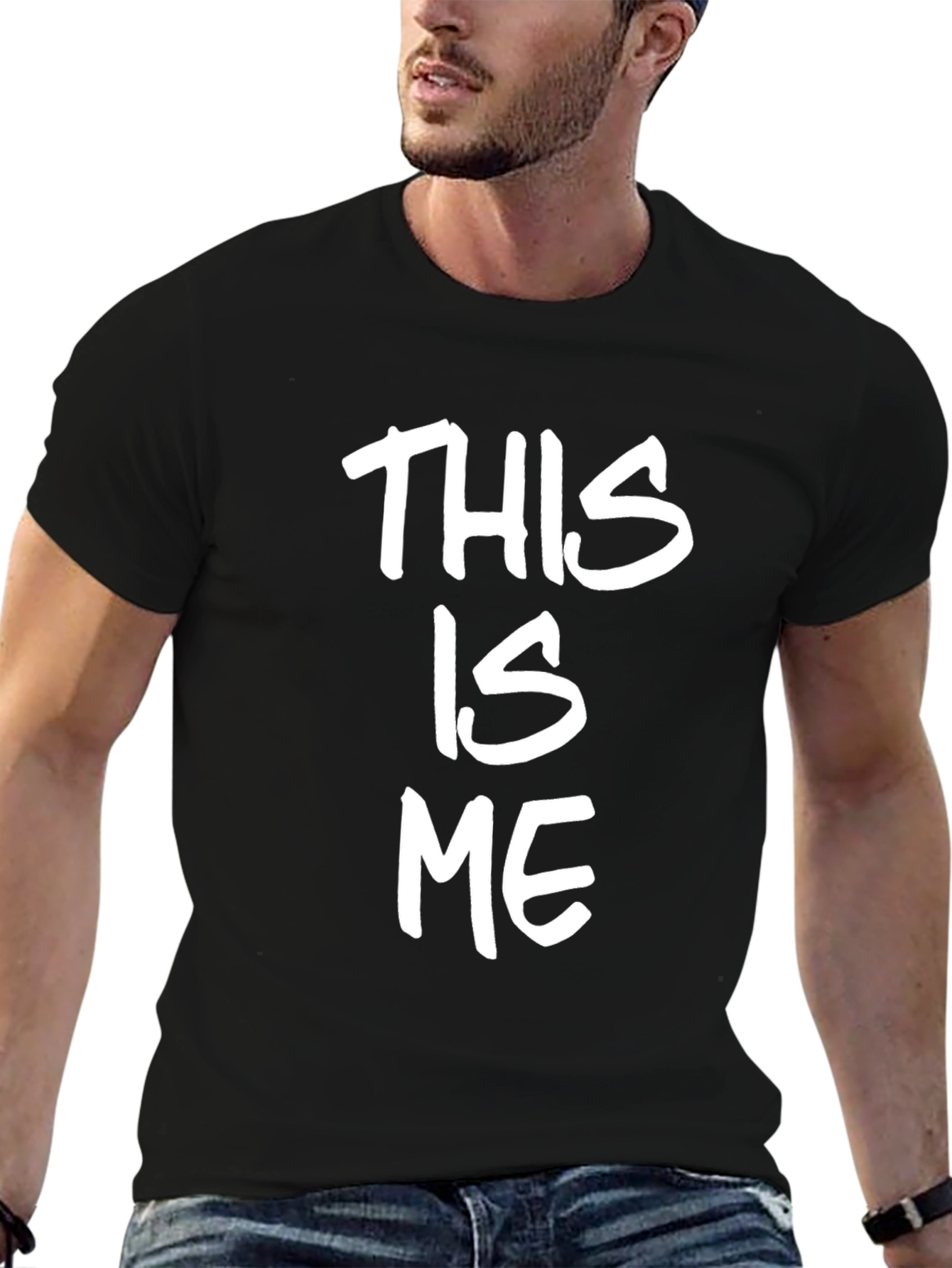 This Is Me Black Crew Neck T-Shirt