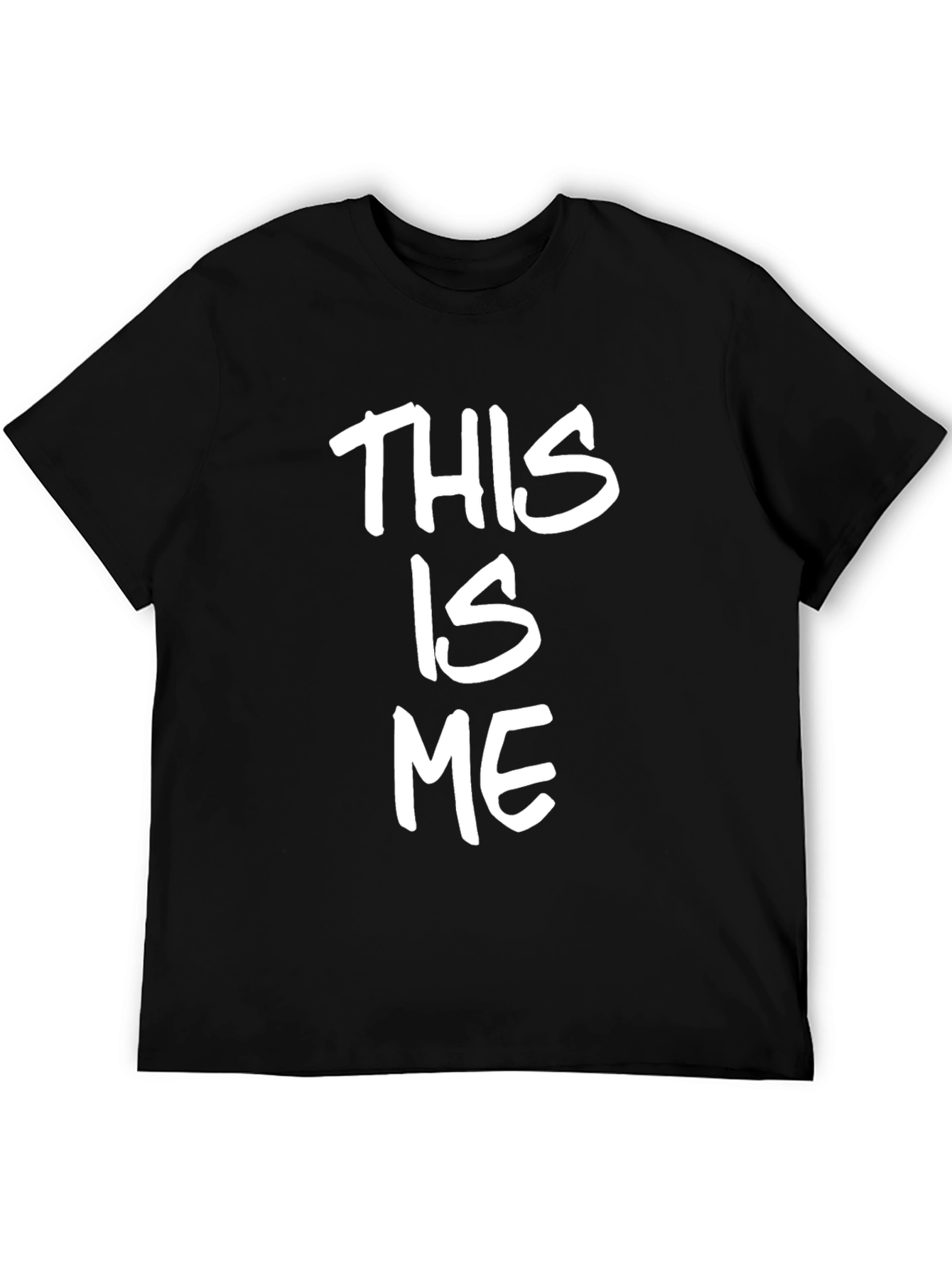 This Is Me Black Crew Neck T-Shirt