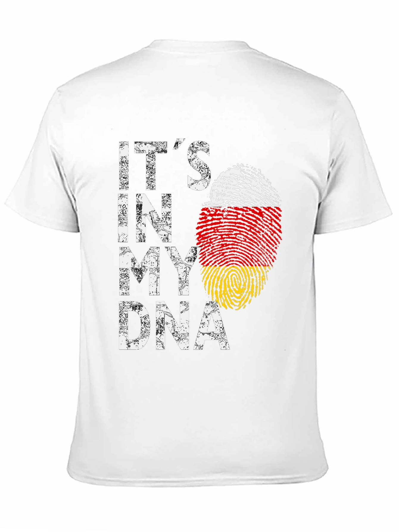 Its In My DNA - German Flag Fingerprint T-Shirt
