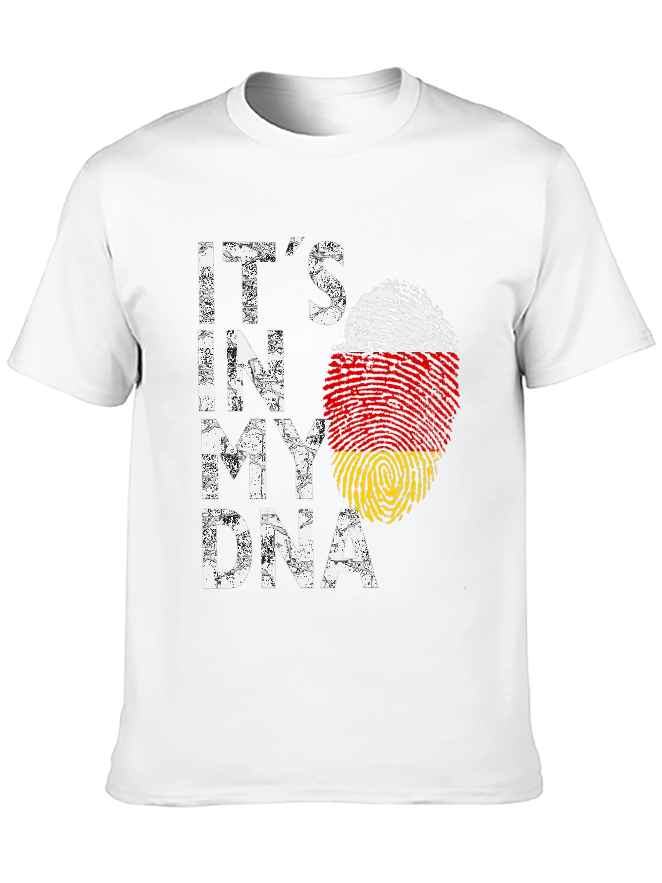 Its In My DNA - German Flag Fingerprint T-Shirt