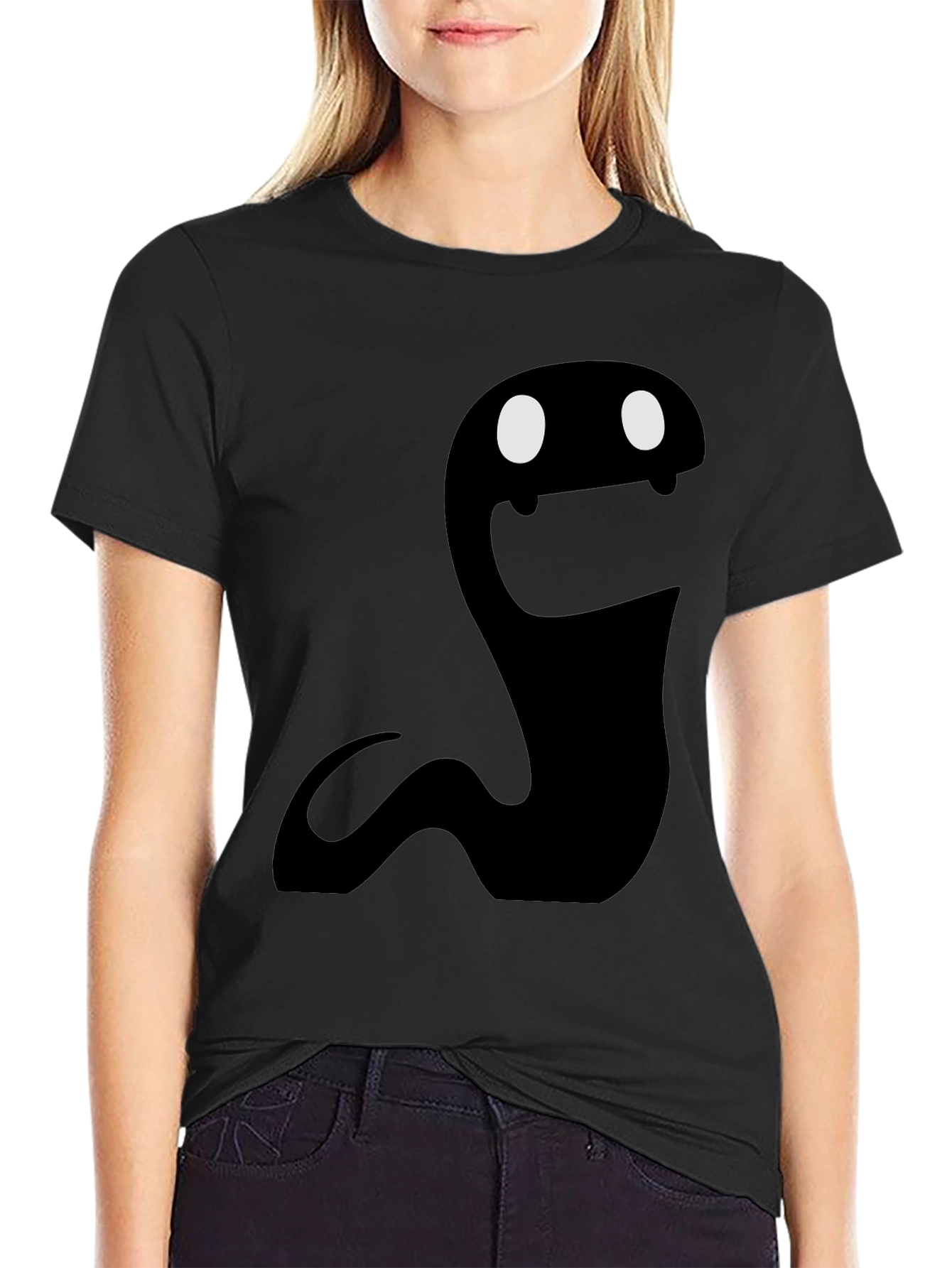 Spooky Snake Graphic Tee - Unique Halloween T-Shirt