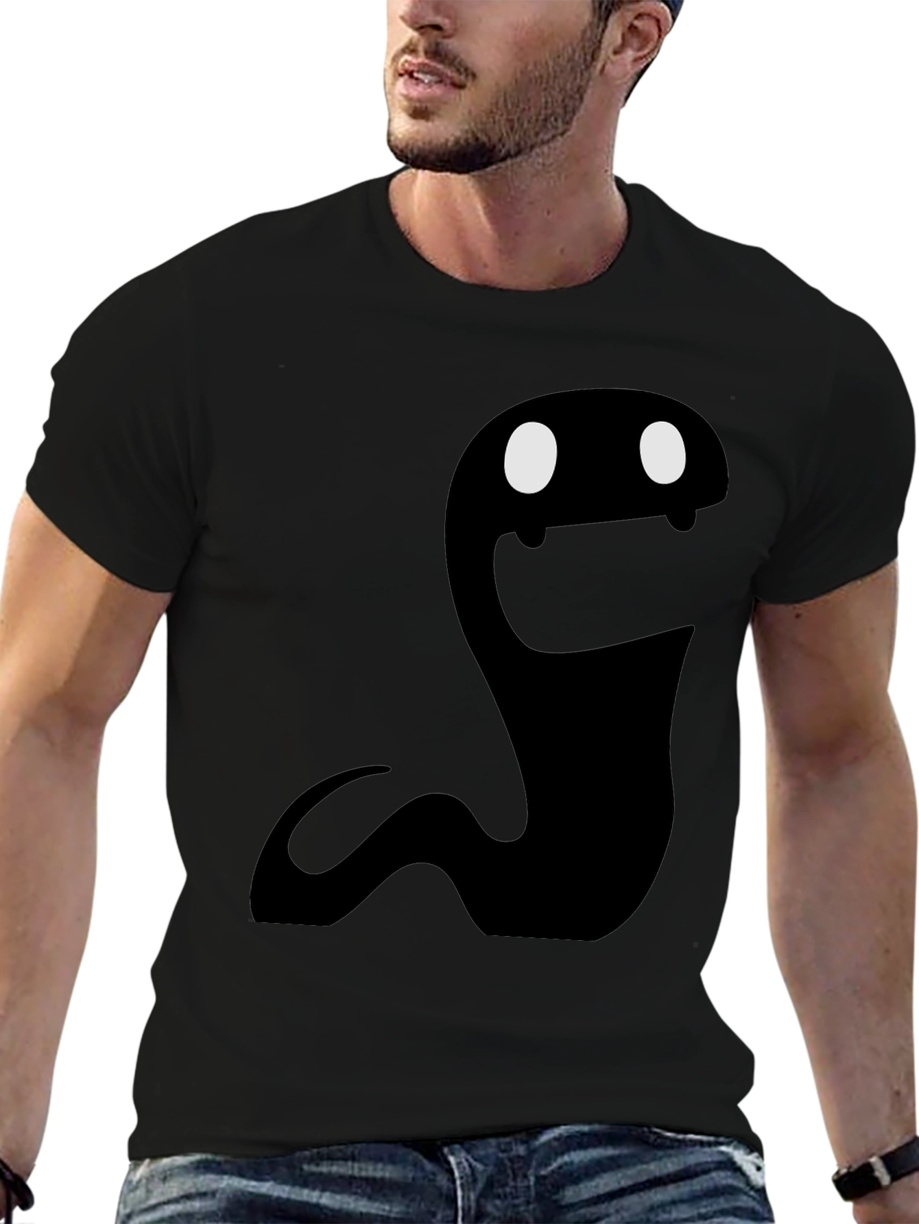 Spooky Snake Graphic Tee - Unique Halloween T-Shirt