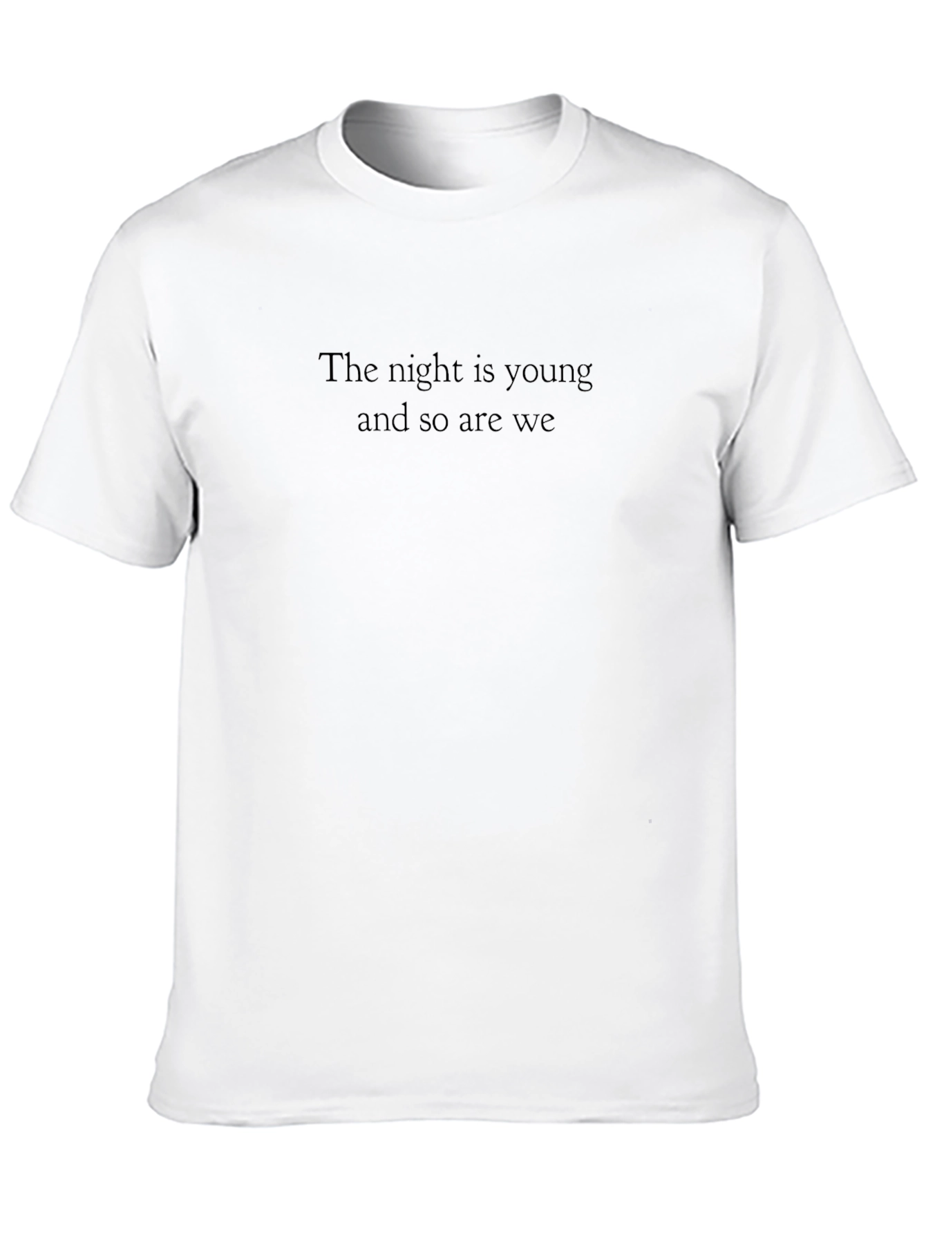 The Night is Young Black T-Shirt