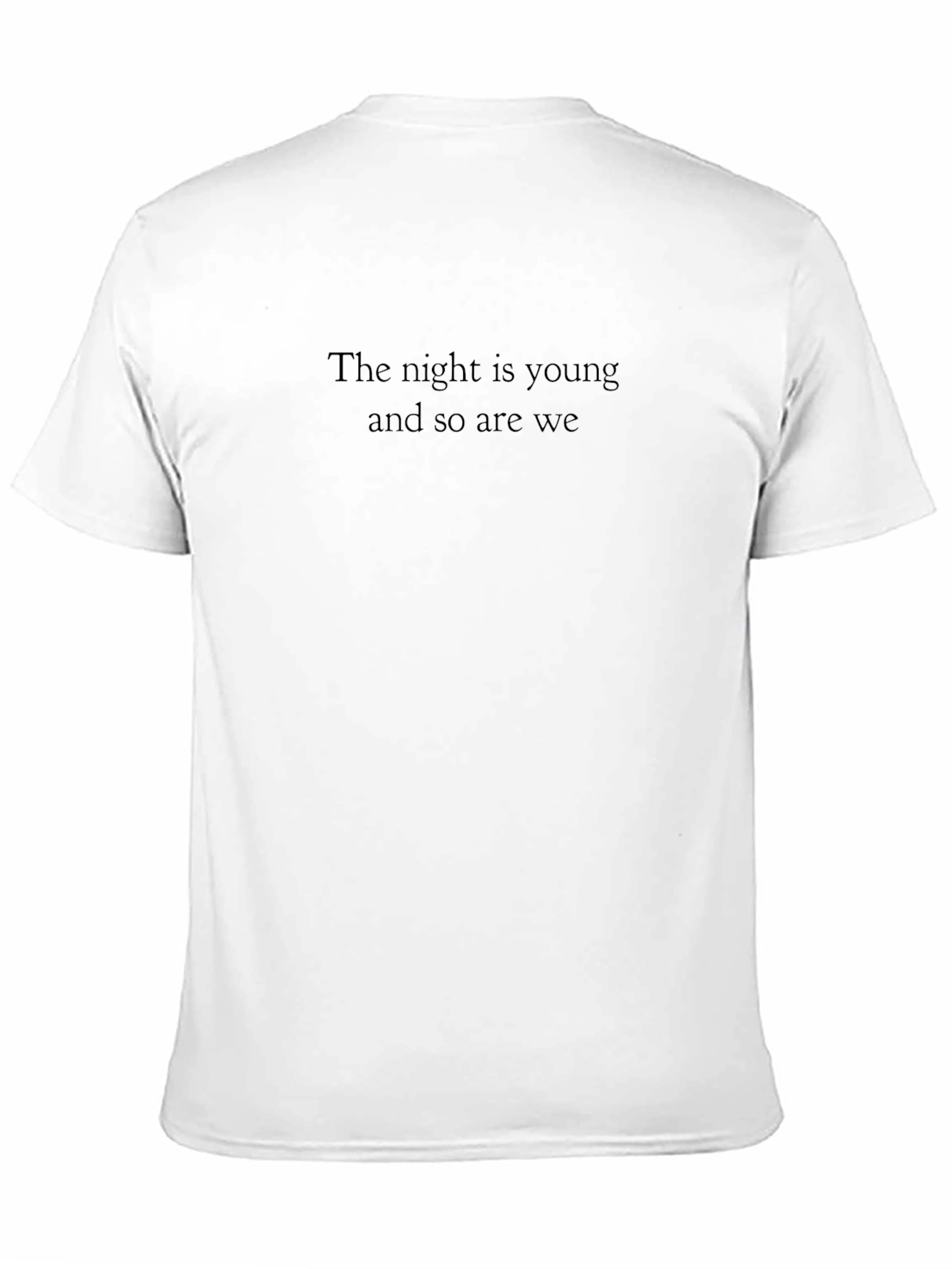 The Night is Young Black T-Shirt
