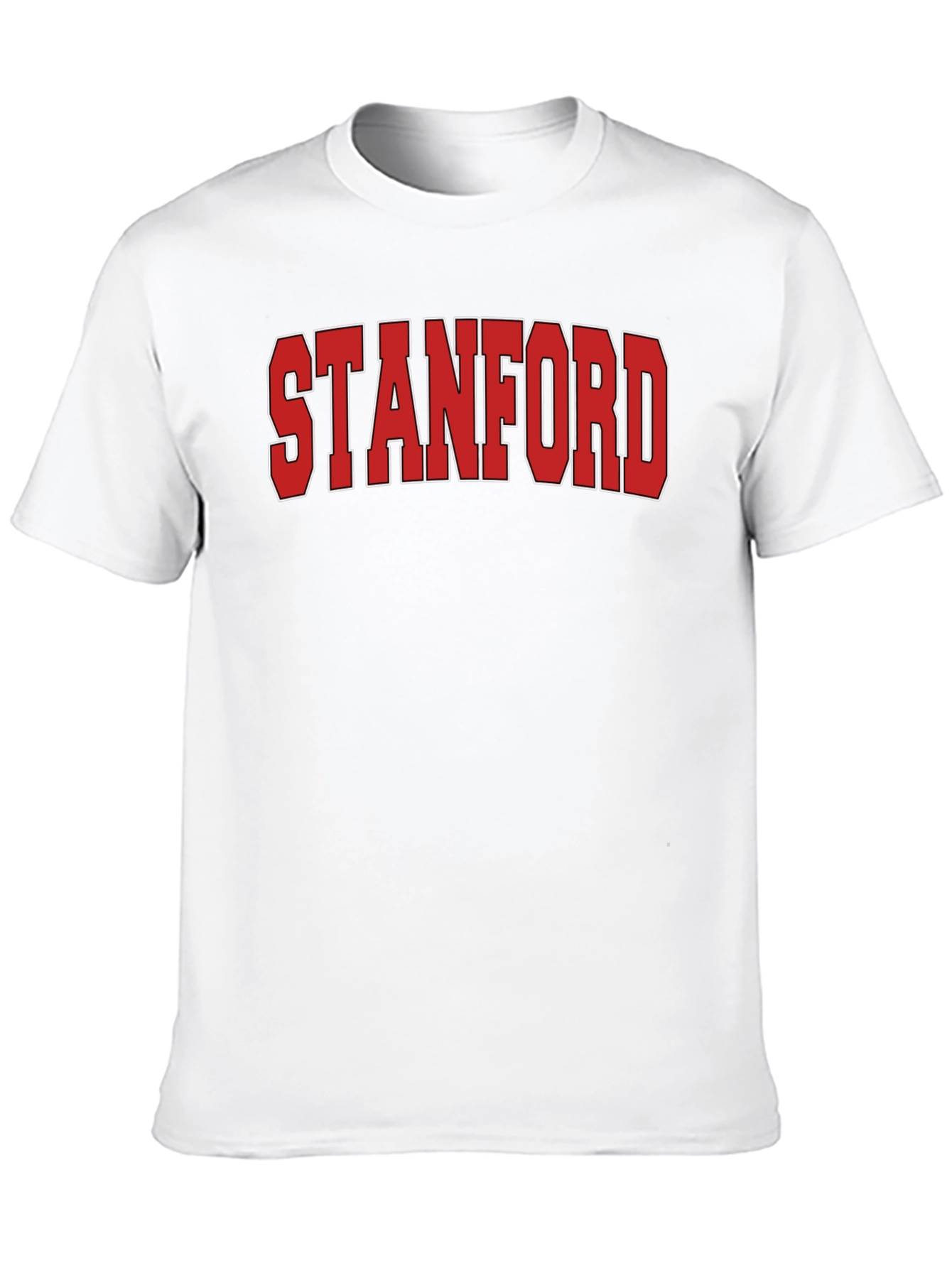 Stanford Graphic Print Black T-Shirt