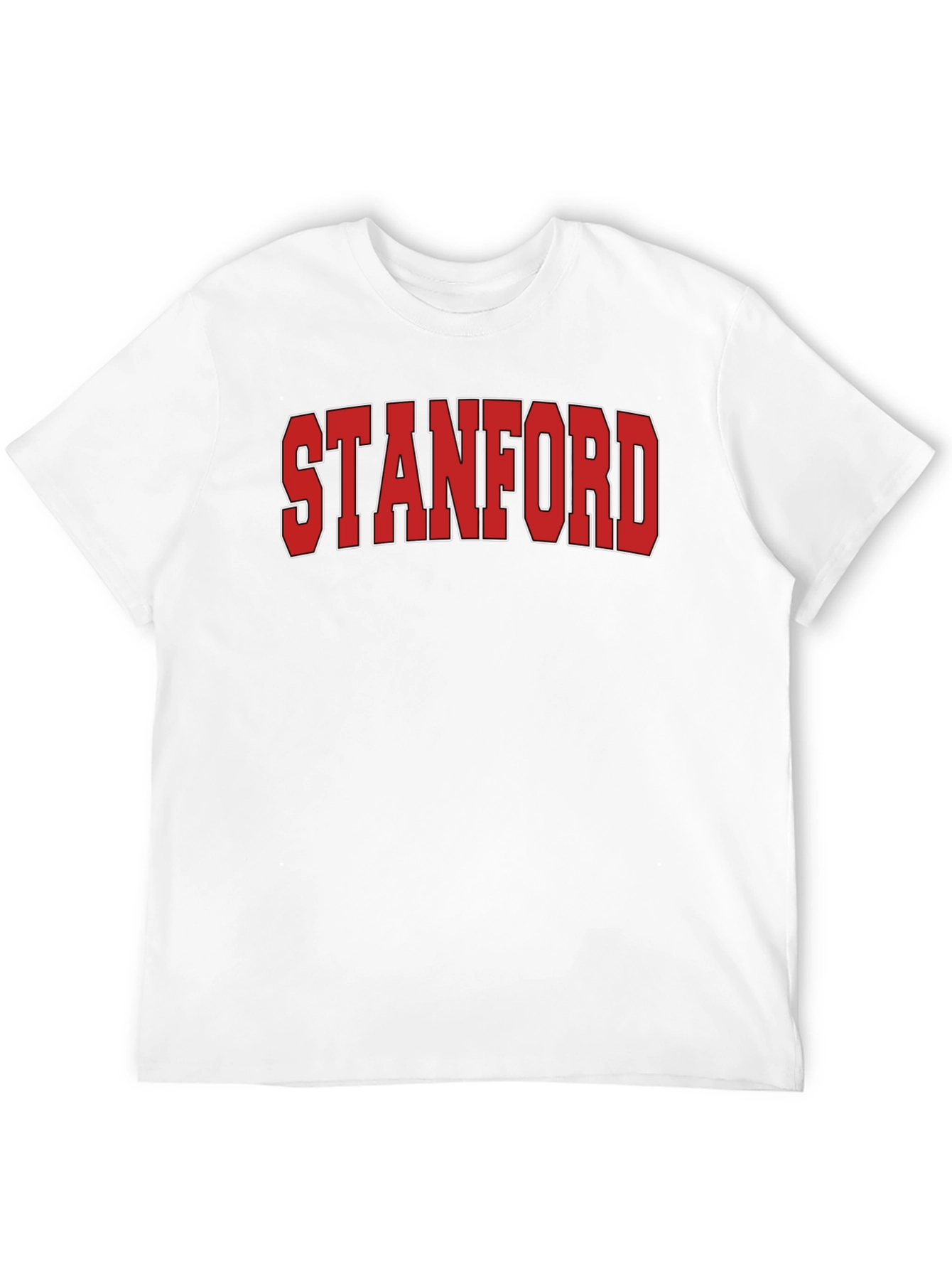 Stanford Graphic Print Black T-Shirt