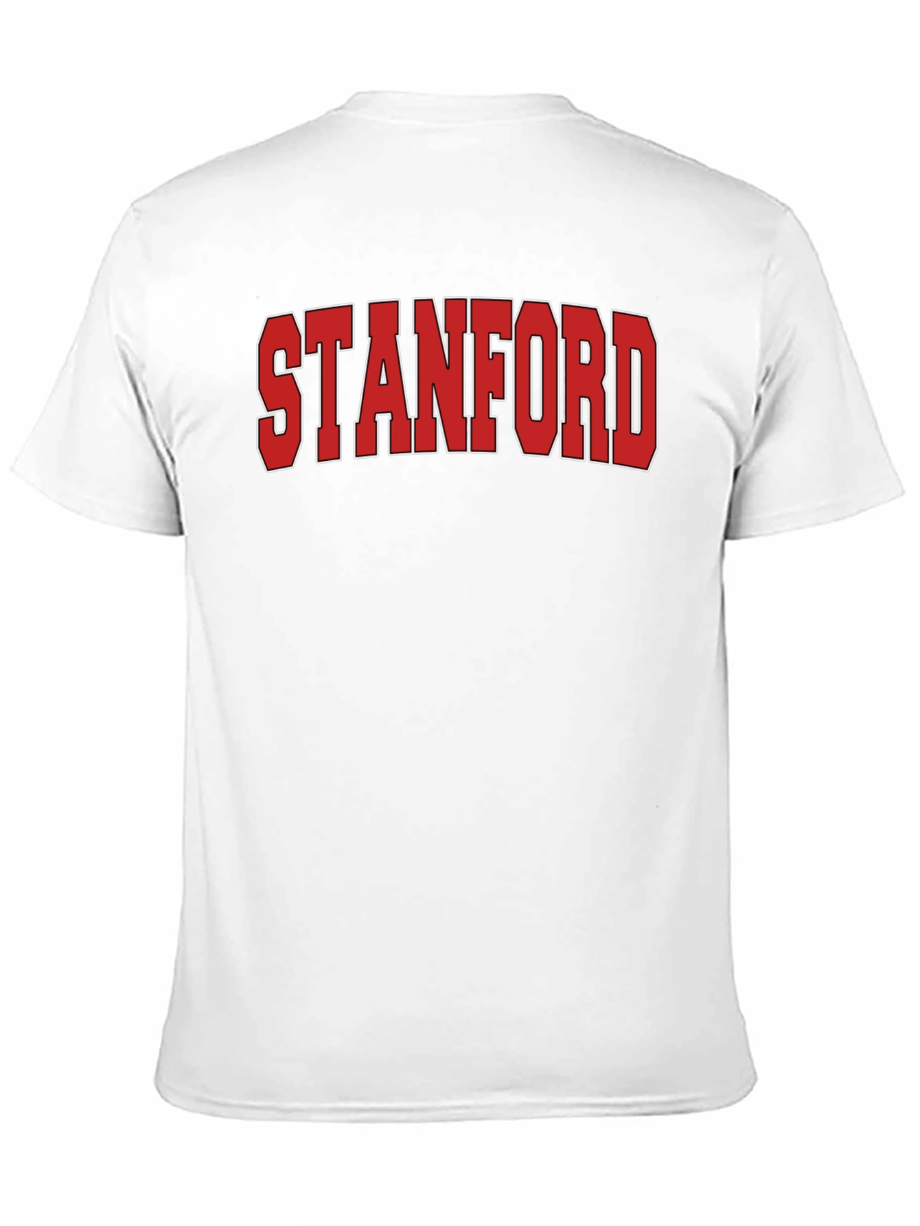 Stanford Graphic Print Black T-Shirt
