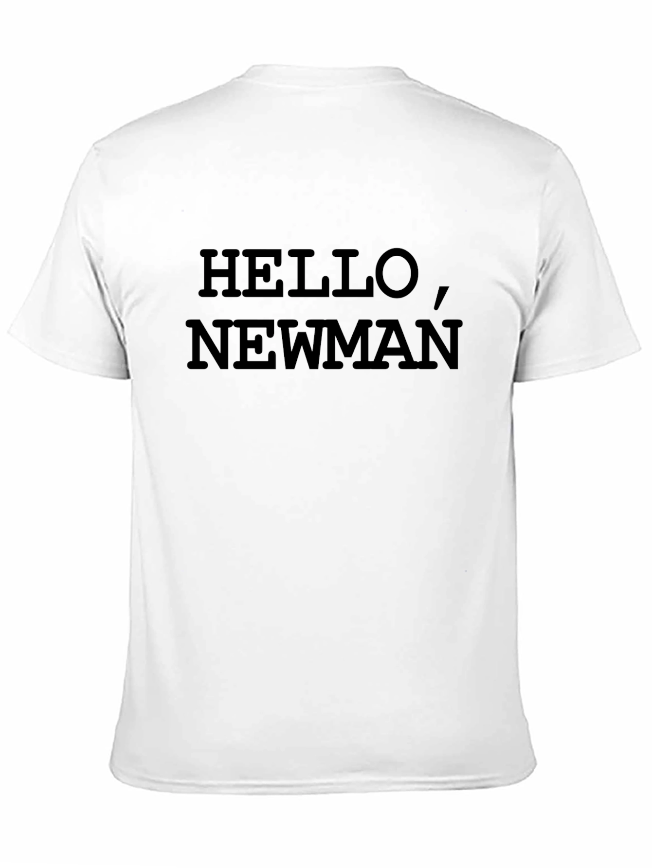 Hello Newman Black Graphic T-Shirt