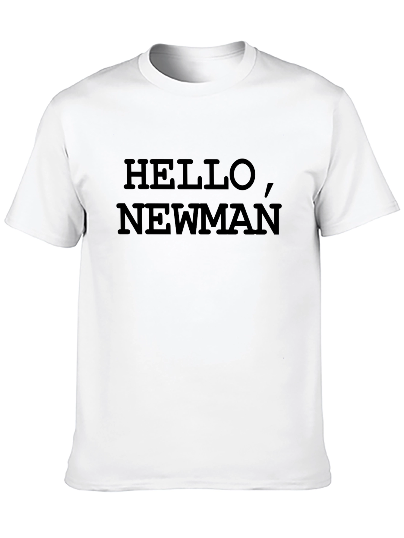 Hello Newman Black Graphic T-Shirt