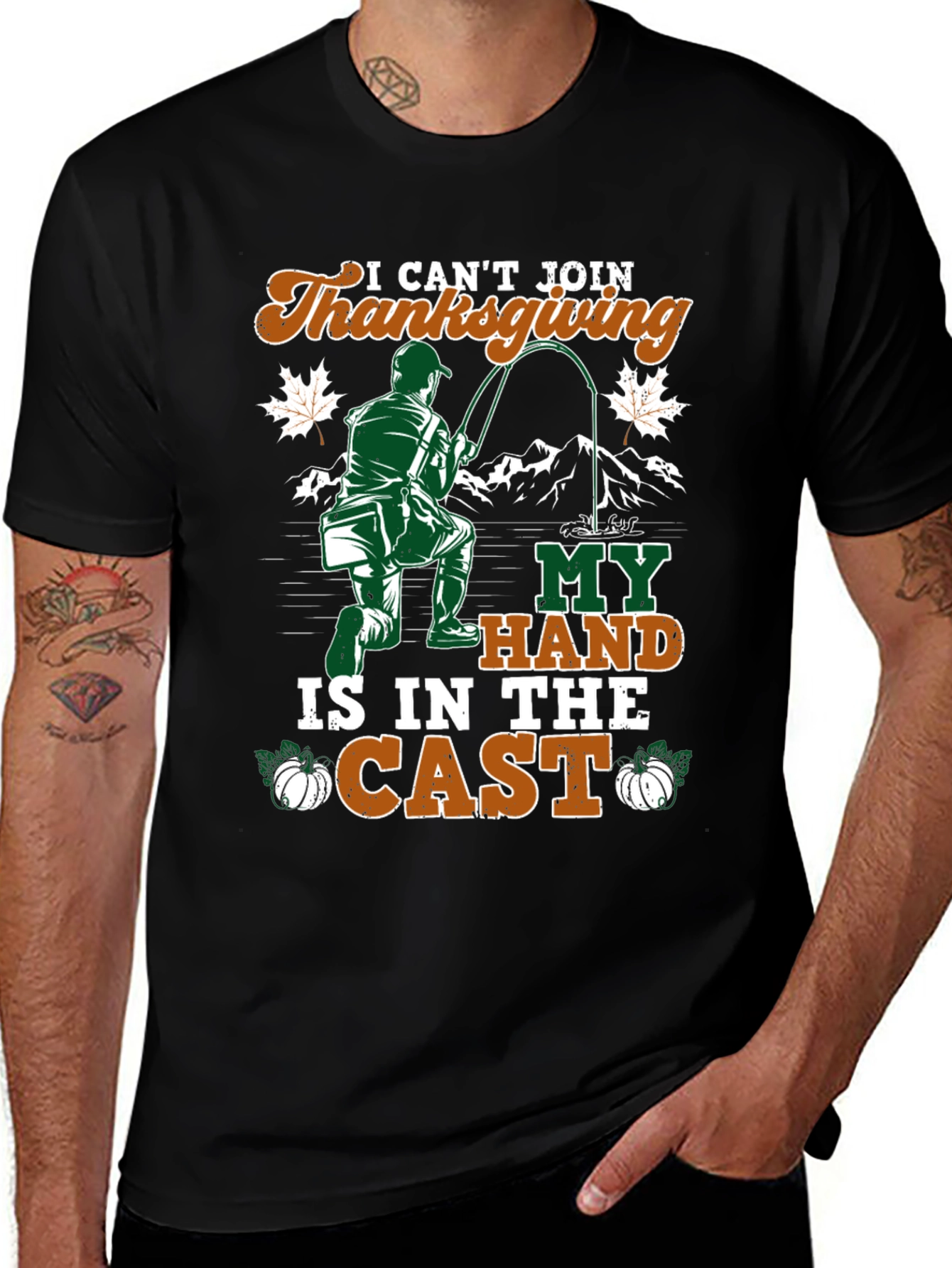 Thanksgiving Fishing T-Shirt