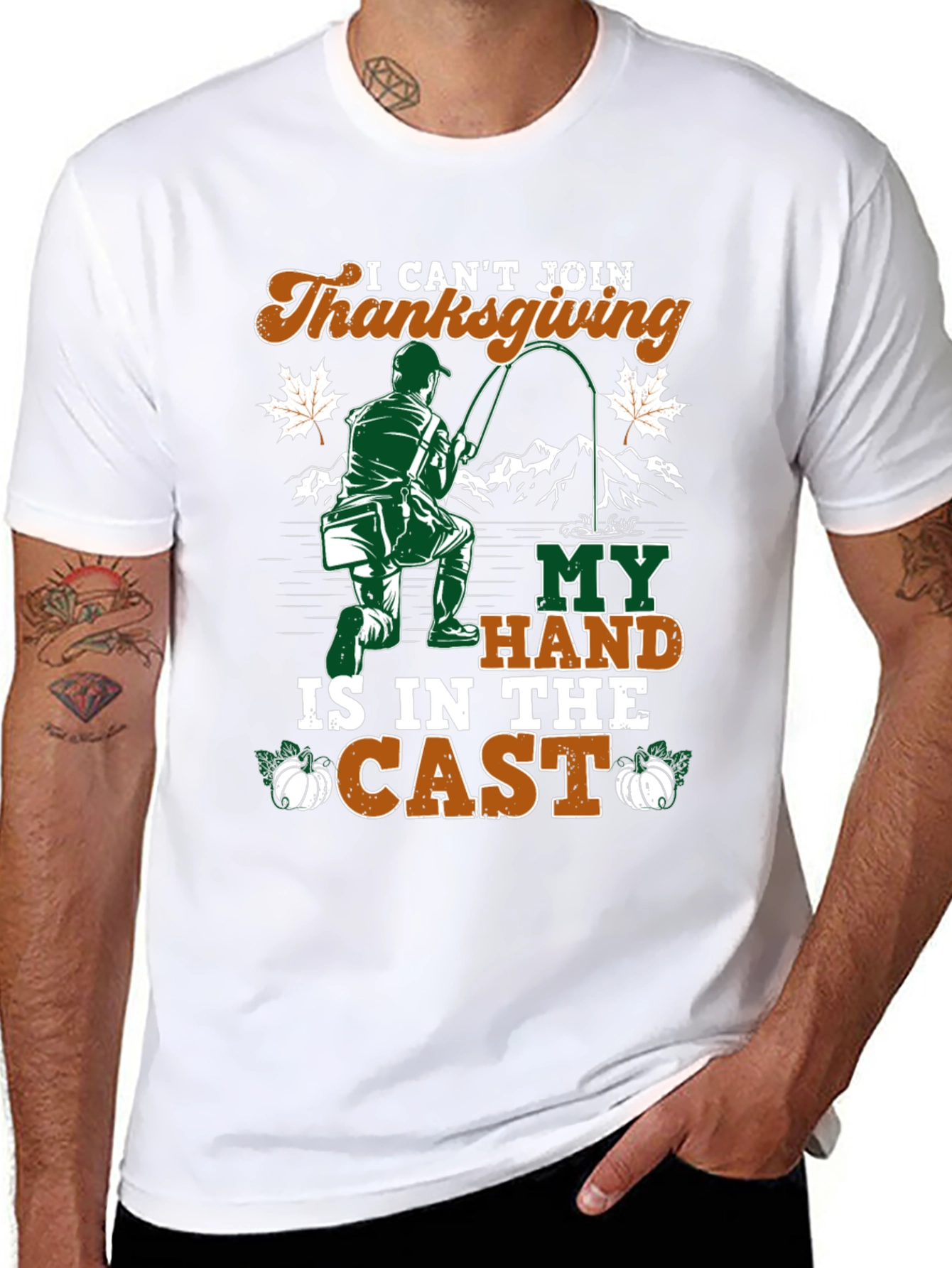 Thanksgiving Fishing T-Shirt