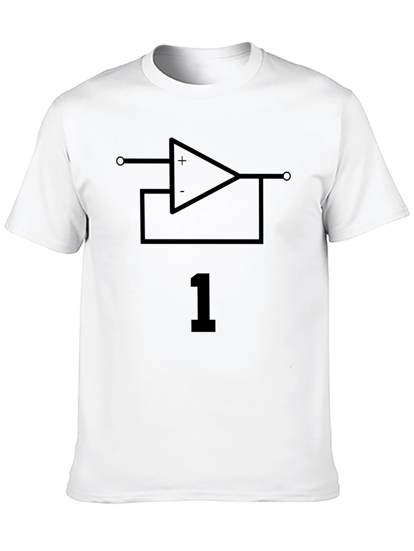 Op-Amp Schematic T-Shirt - Black