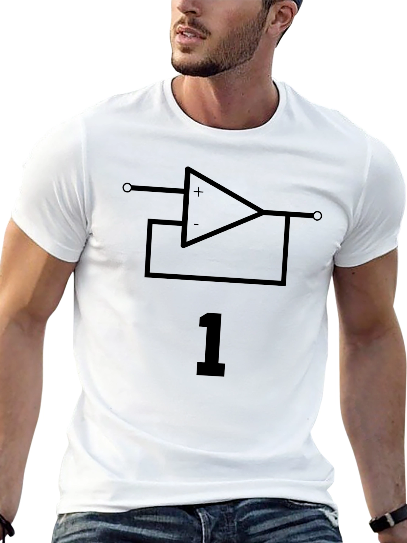 Op-Amp Schematic T-Shirt - Black