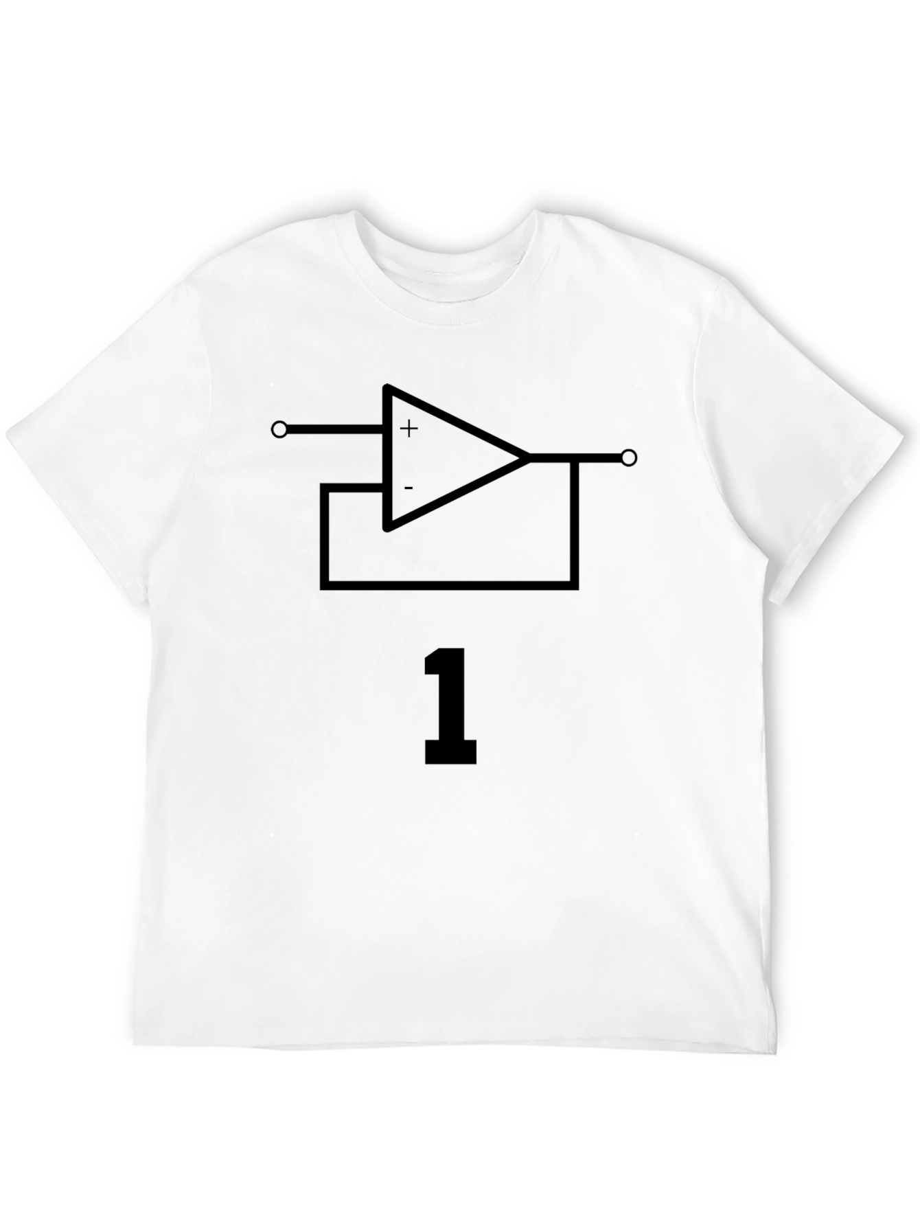 Op-Amp Schematic T-Shirt - Black