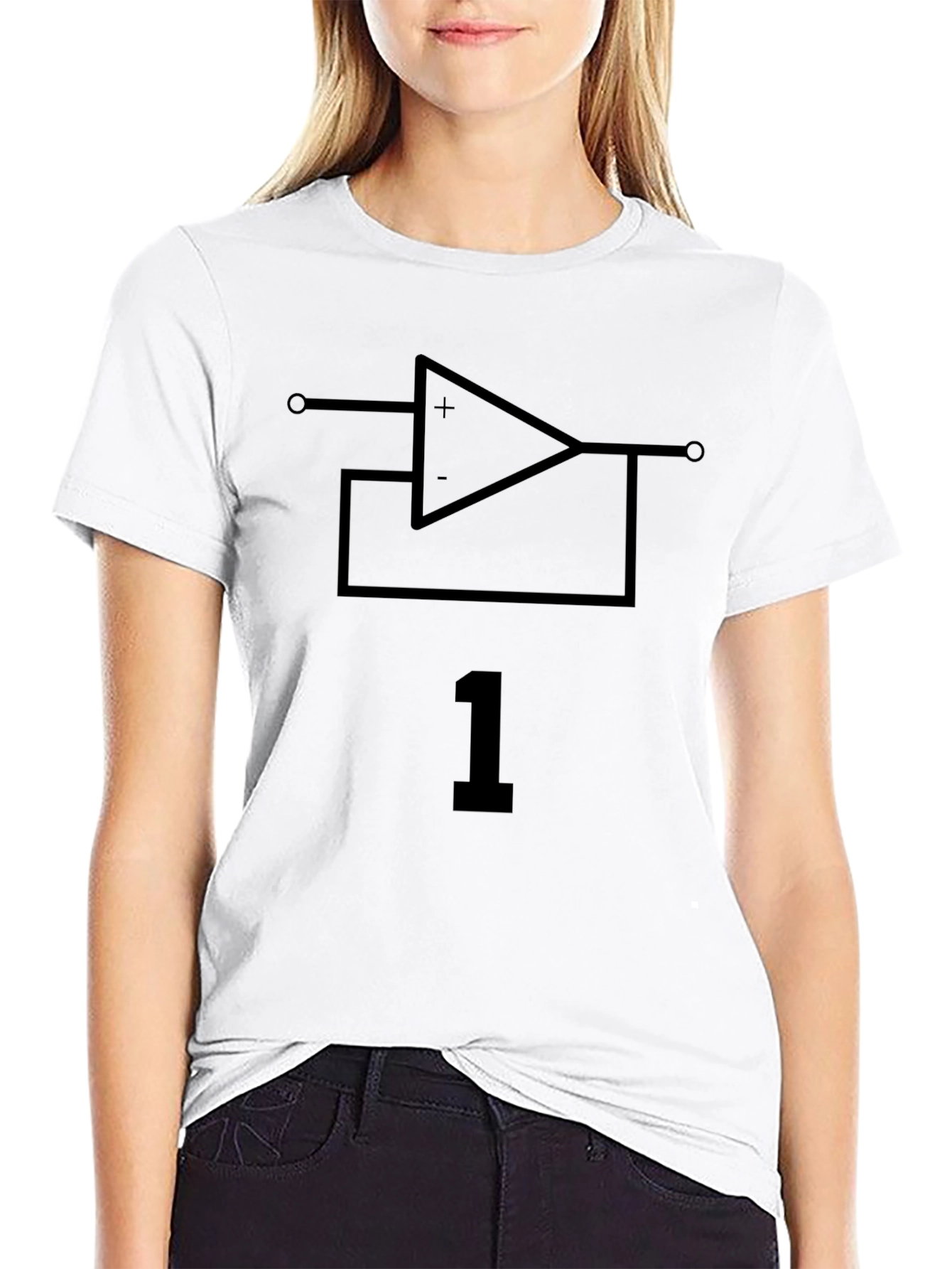 Op-Amp Schematic T-Shirt - Black