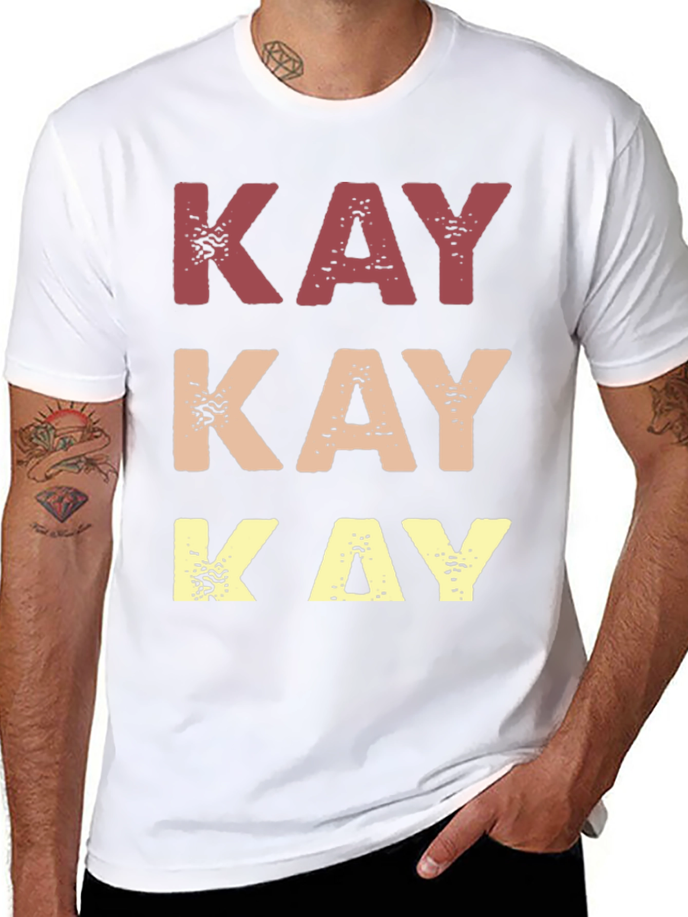 Retro KAY Graphic T-Shirt