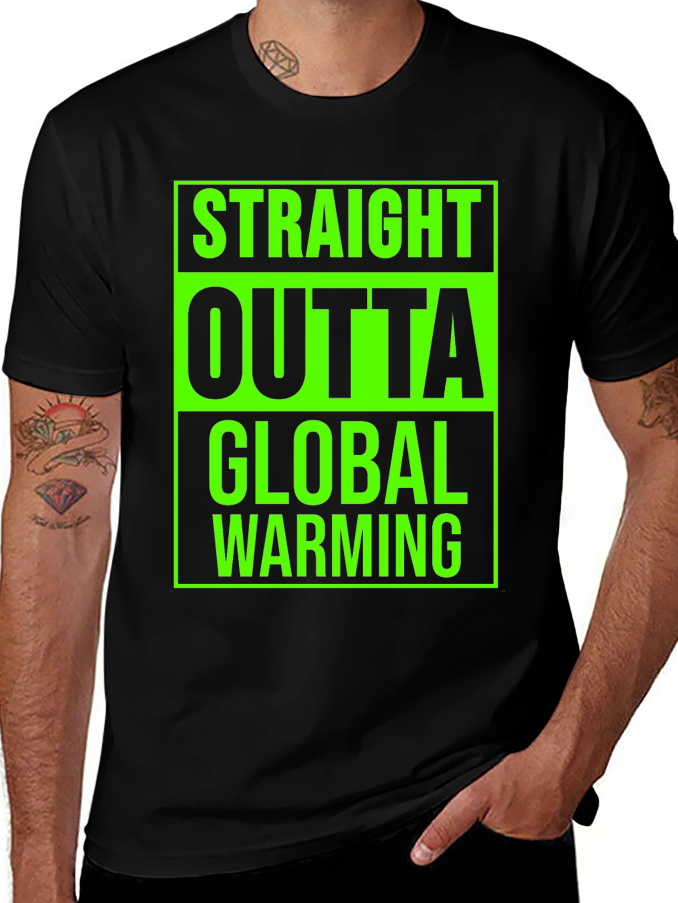 Straight Outta Global Warming Graphic Tee