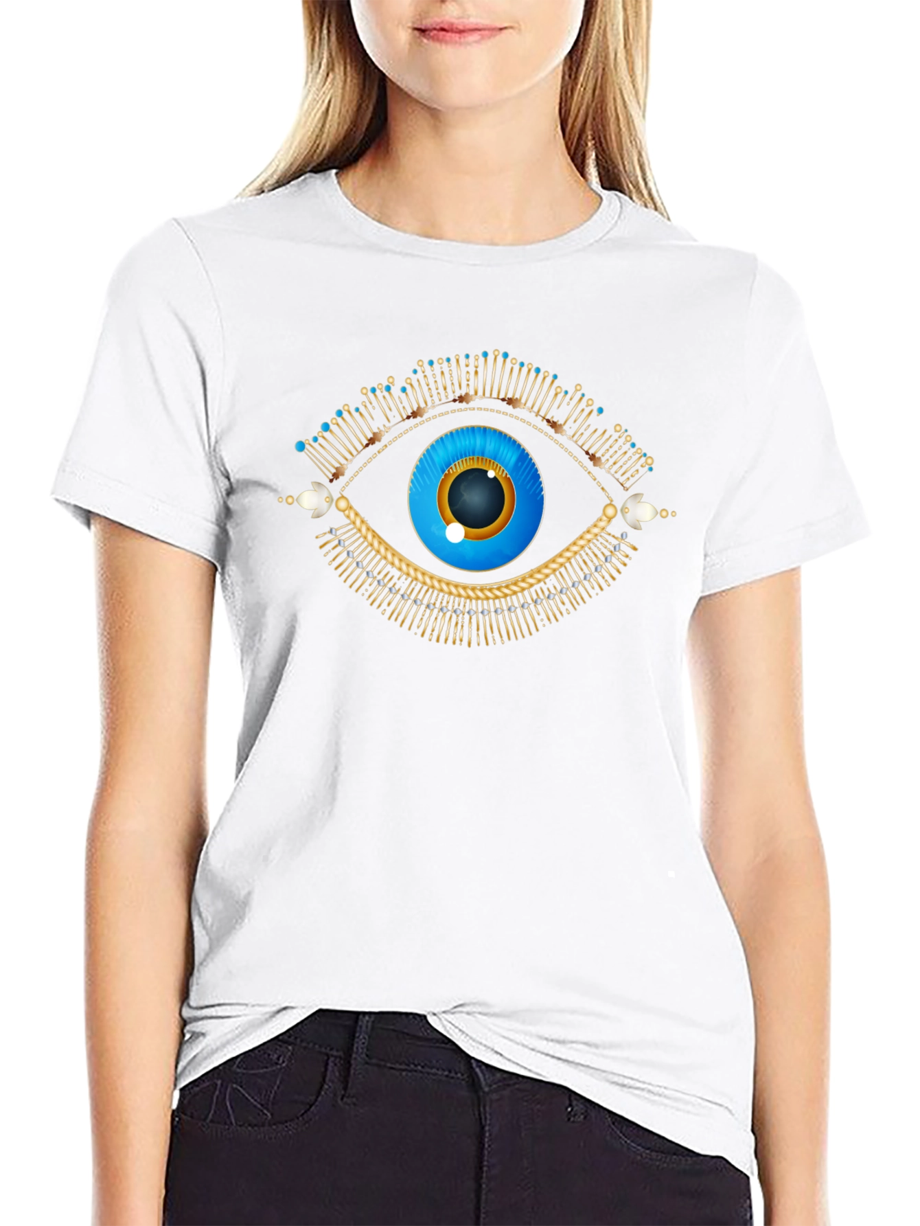 Mystic Eye Graphic Tee - Unisex Black T-Shirt