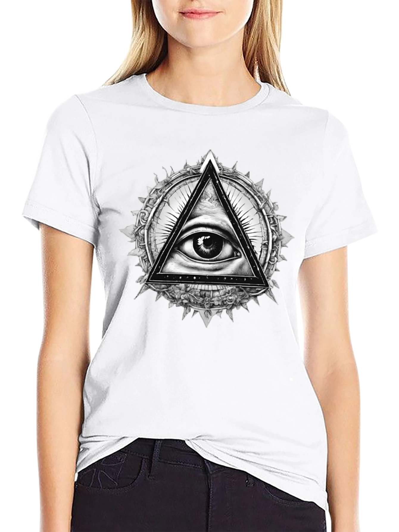 All Seeing Eye T-Shirt - Illuminati Graphic Tee