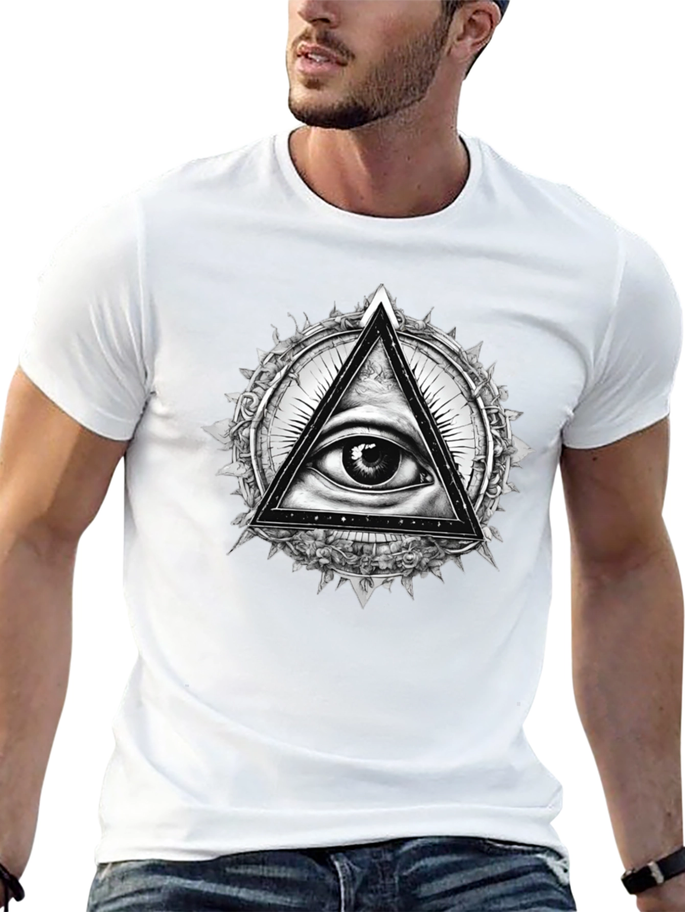 All Seeing Eye T-Shirt - Illuminati Graphic Tee