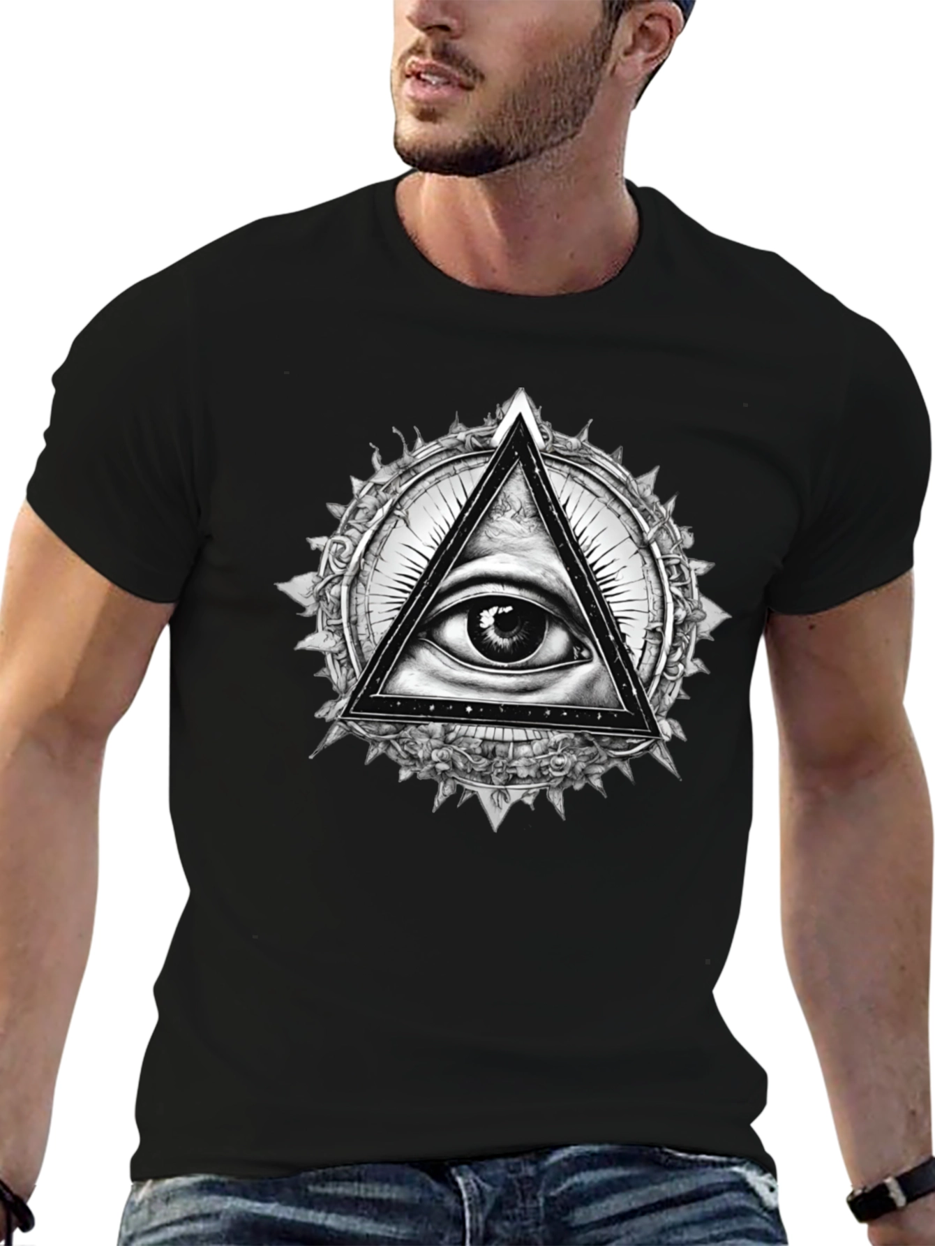 All Seeing Eye T-Shirt - Illuminati Graphic Tee
