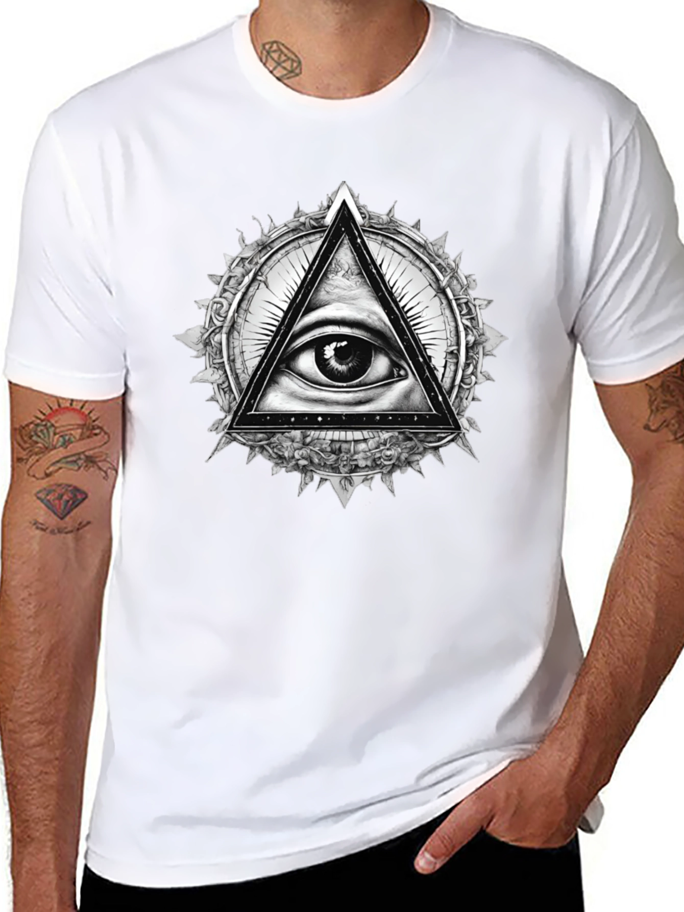 All Seeing Eye T-Shirt - Illuminati Graphic Tee