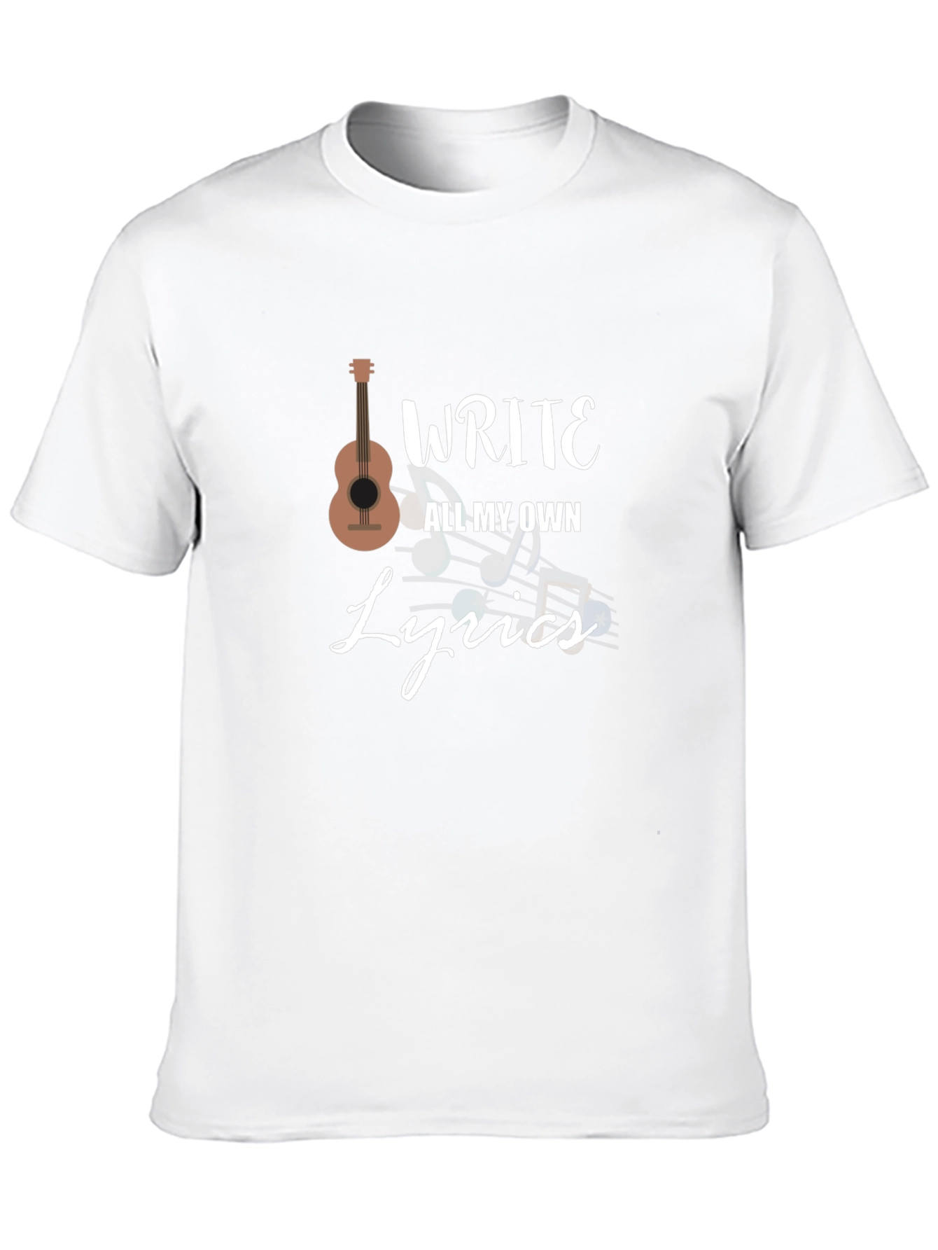Write My Own Lyrics Black Graphic Tee