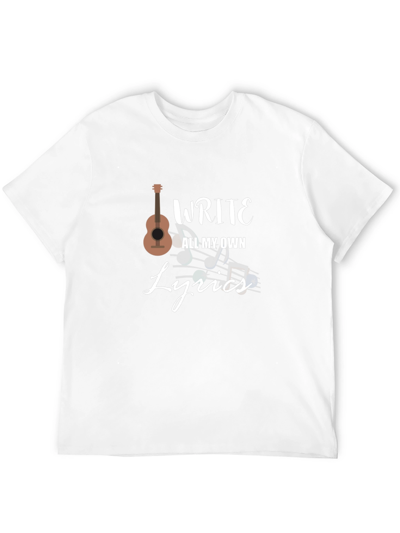 Write My Own Lyrics Black Graphic Tee