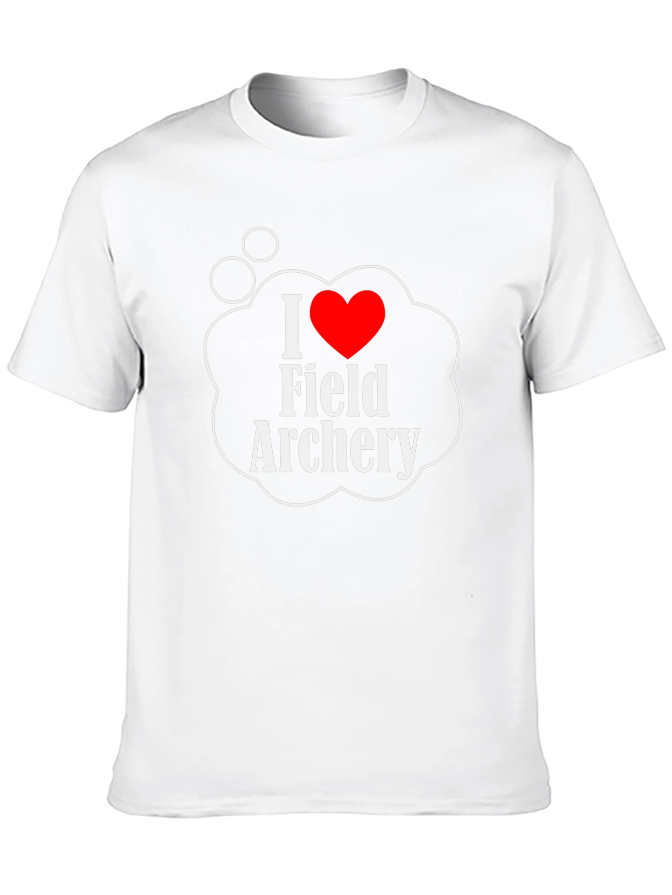 I Love Field Archery Graphic T-Shirt