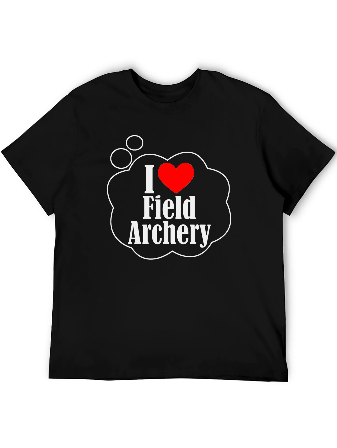 I Love Field Archery Graphic T-Shirt
