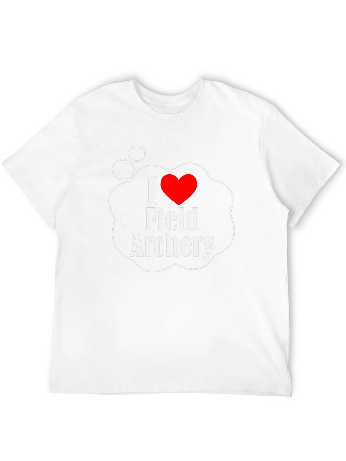 I Love Field Archery Graphic T-Shirt