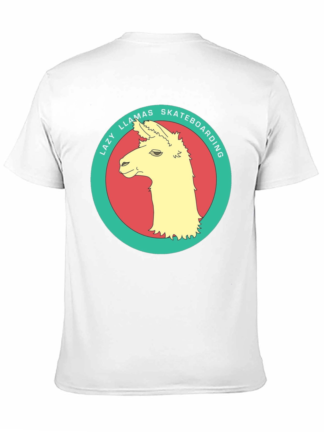 Lazy Llamas Skateboarding Graphic Tee