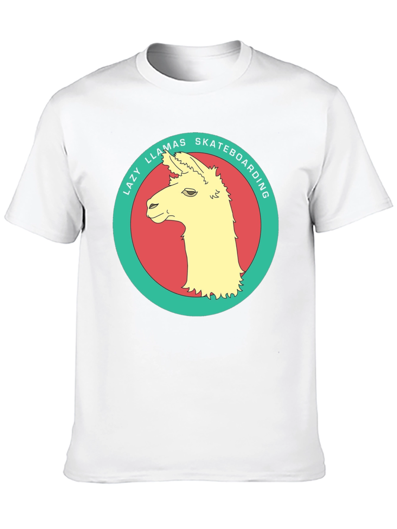 Lazy Llamas Skateboarding Graphic Tee