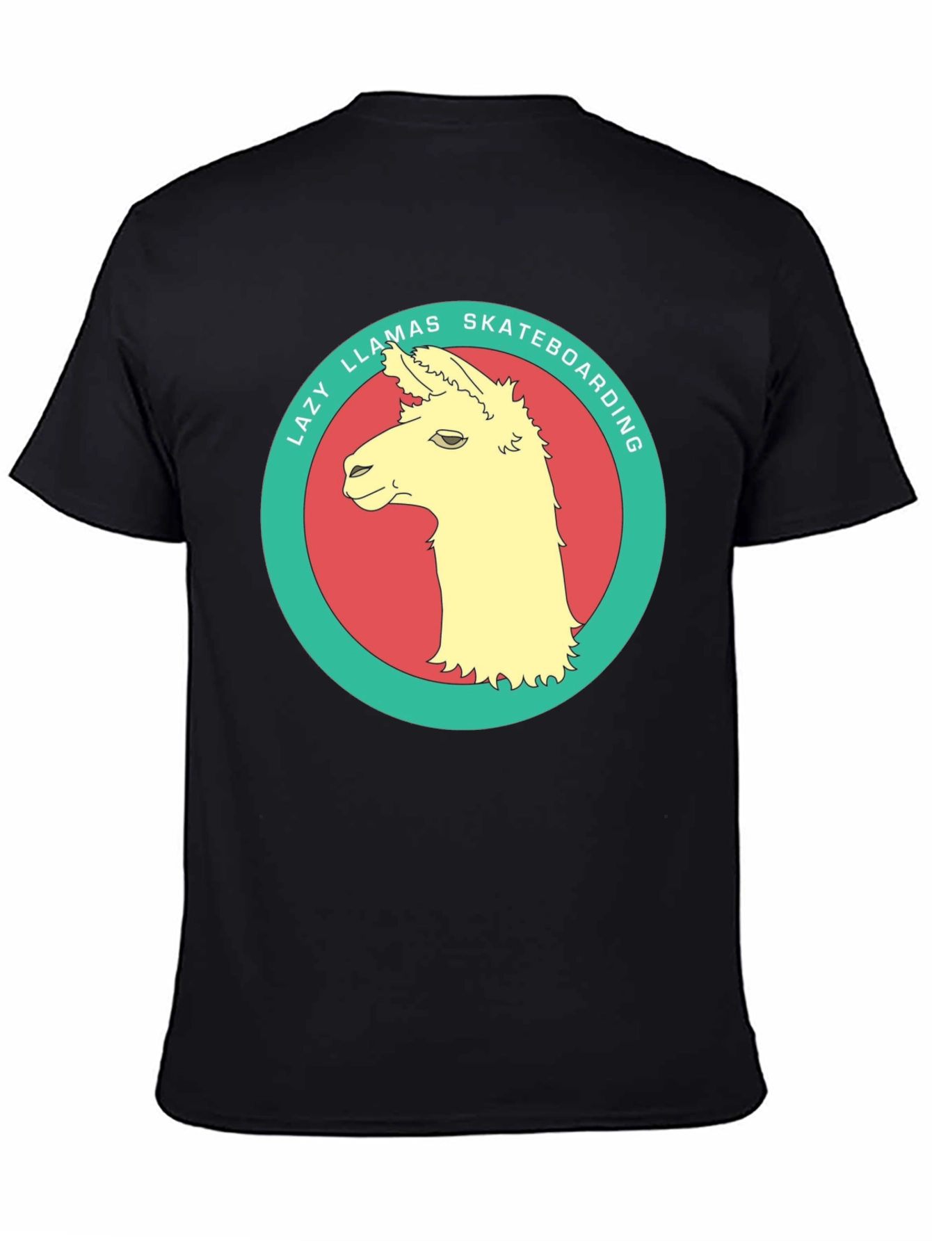 Lazy Llamas Skateboarding Graphic Tee