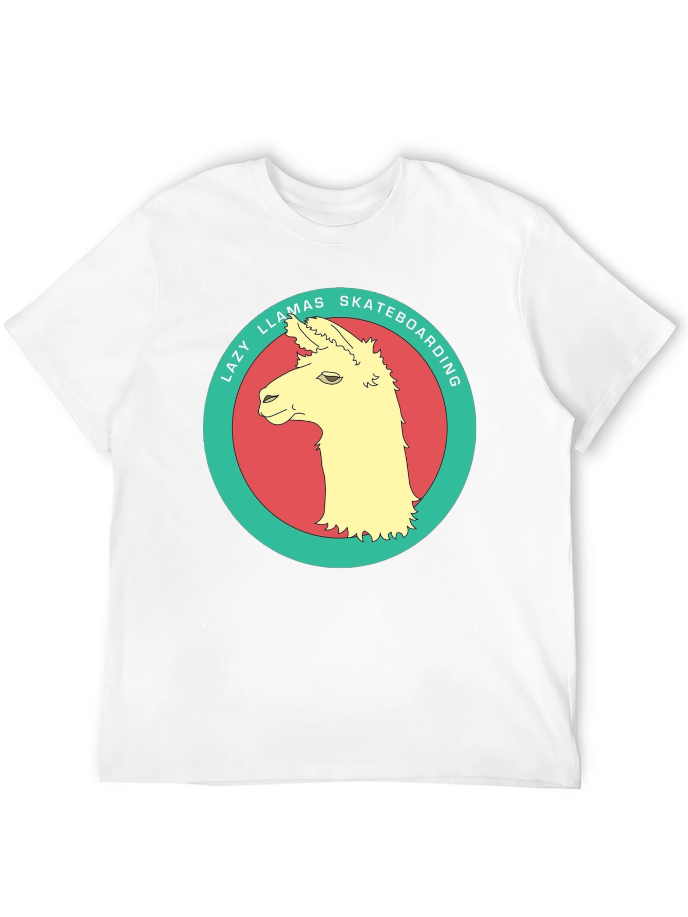 Lazy Llamas Skateboarding Graphic Tee