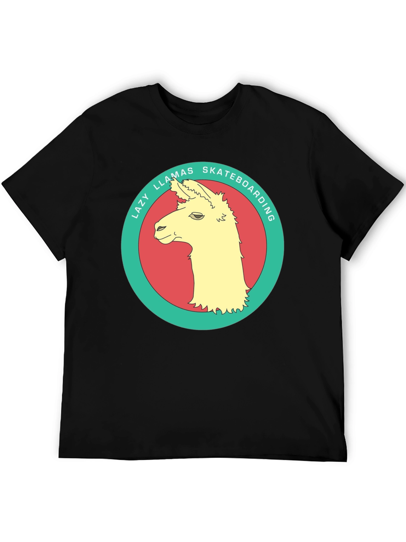 Lazy Llamas Skateboarding Graphic Tee