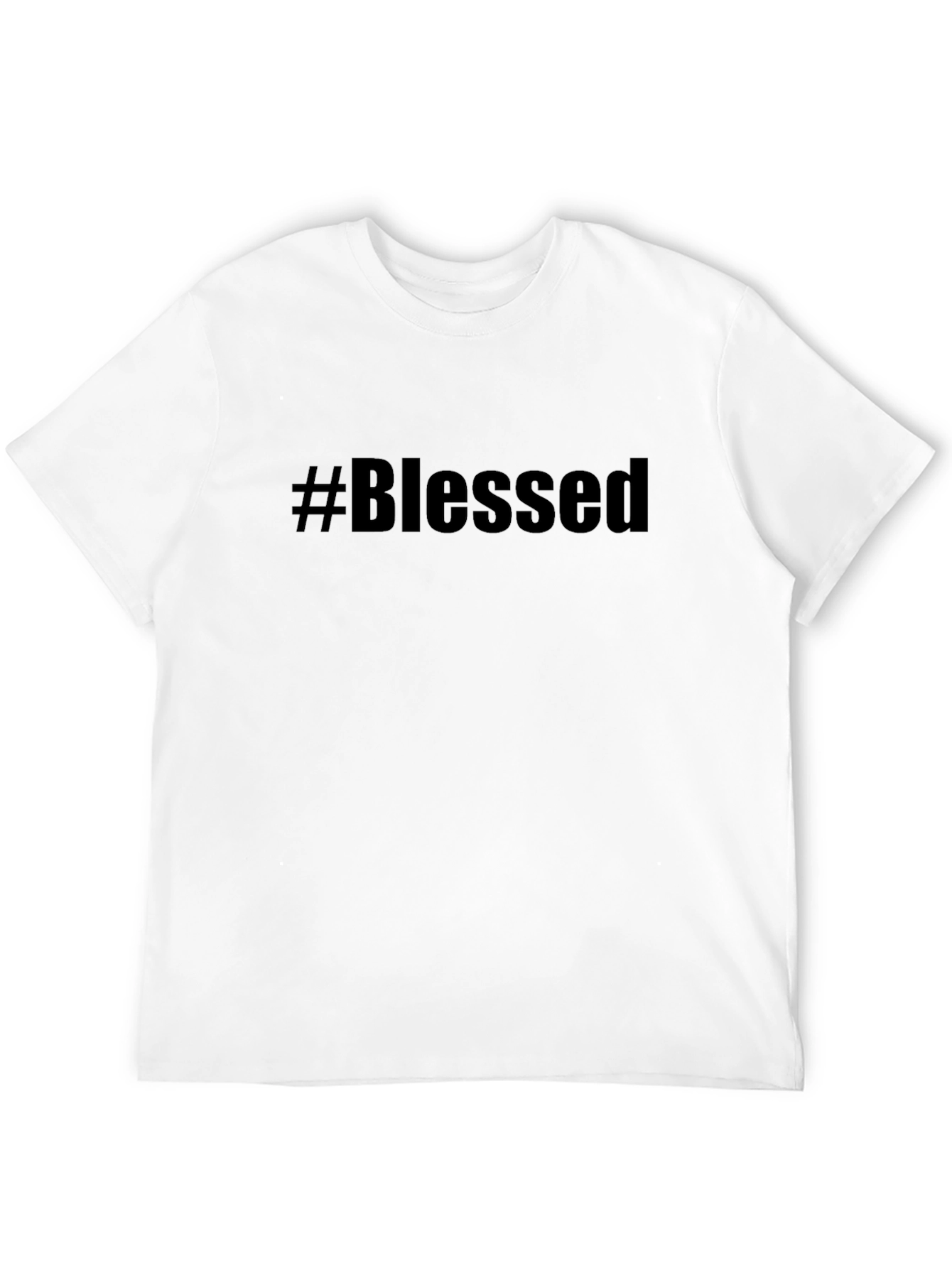 #Blessed T-Shirt - Stylish Black Tee
