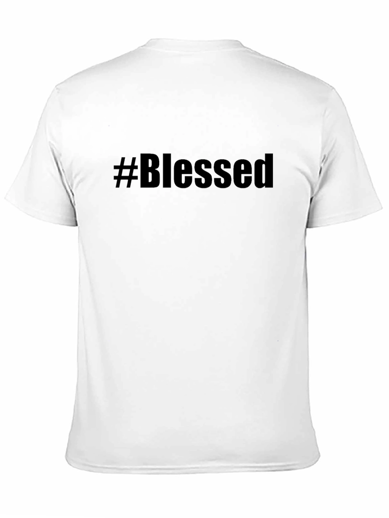#Blessed T-Shirt - Stylish Black Tee