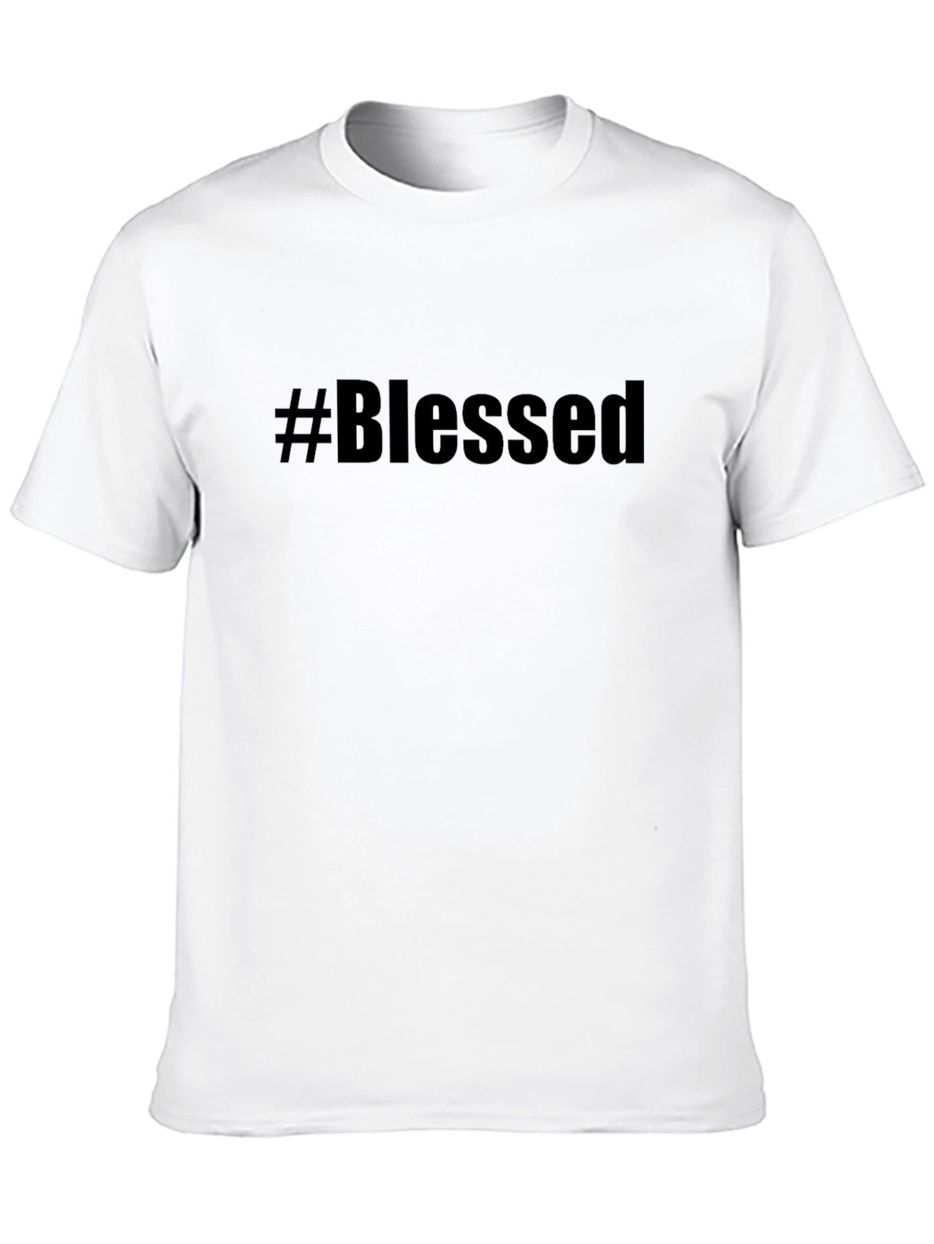 #Blessed T-Shirt - Stylish Black Tee