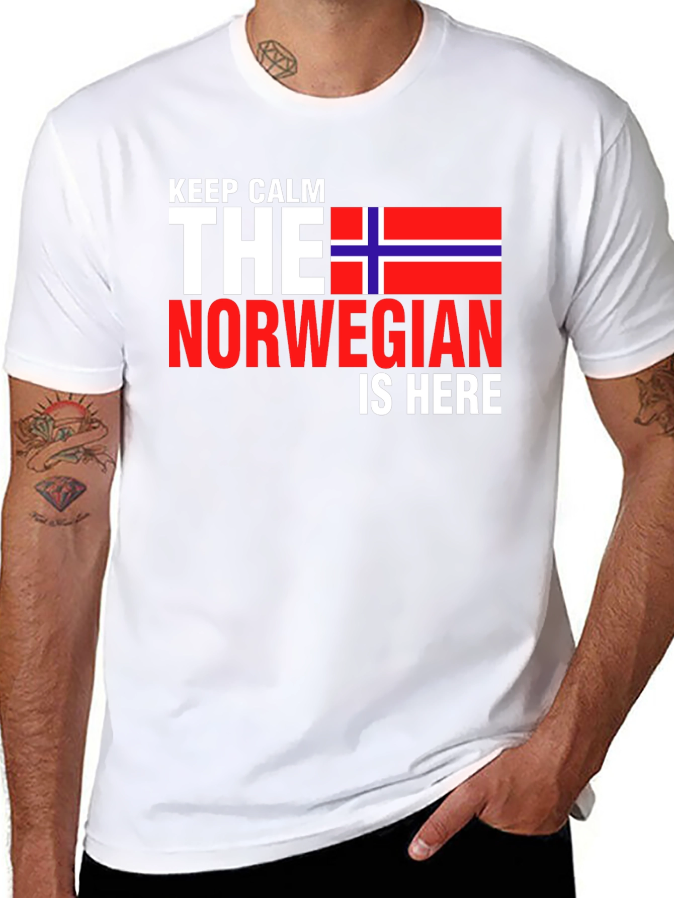 Keep Calm The Norwegian Is Here T-Shirt