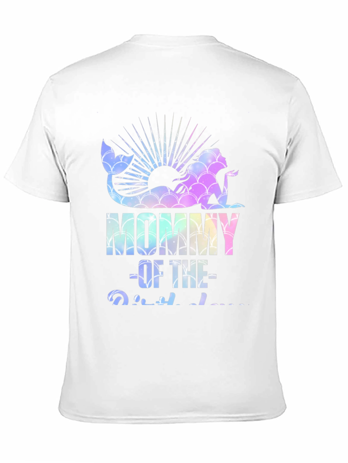 Mommy of the Birthday Mermaid Graphic Tee