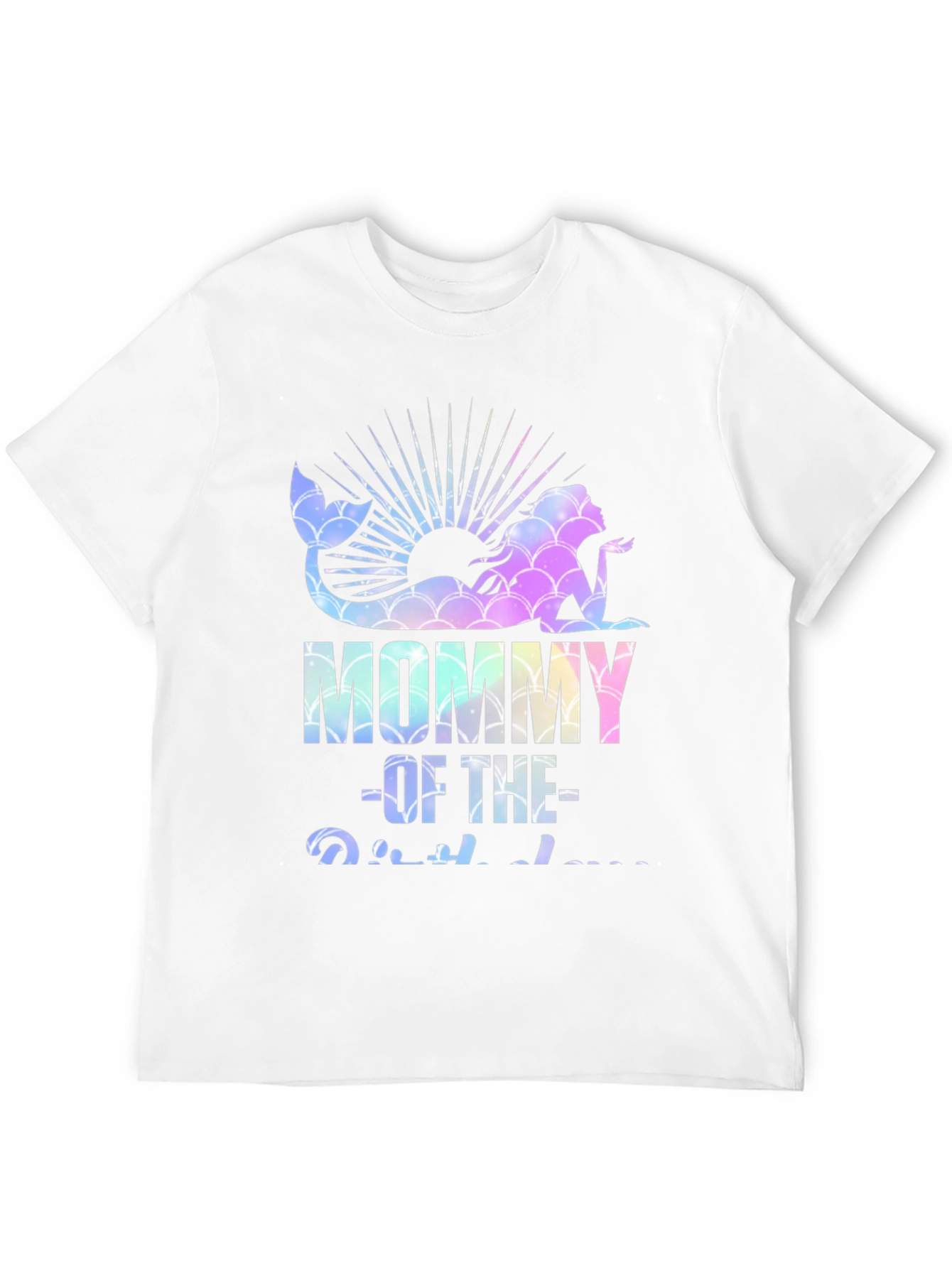 Mommy of the Birthday Mermaid Graphic Tee