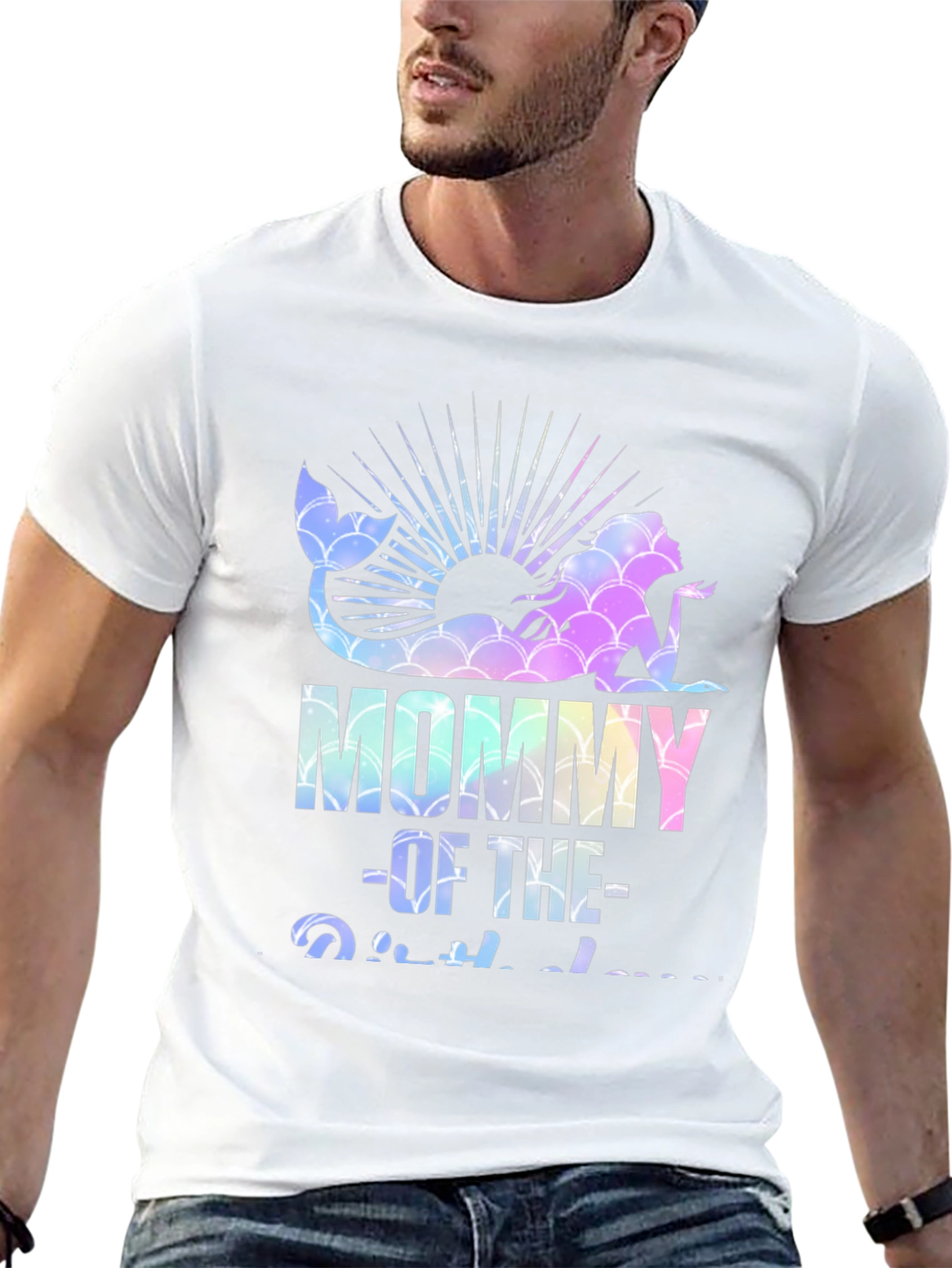 Mommy of the Birthday Mermaid Graphic Tee