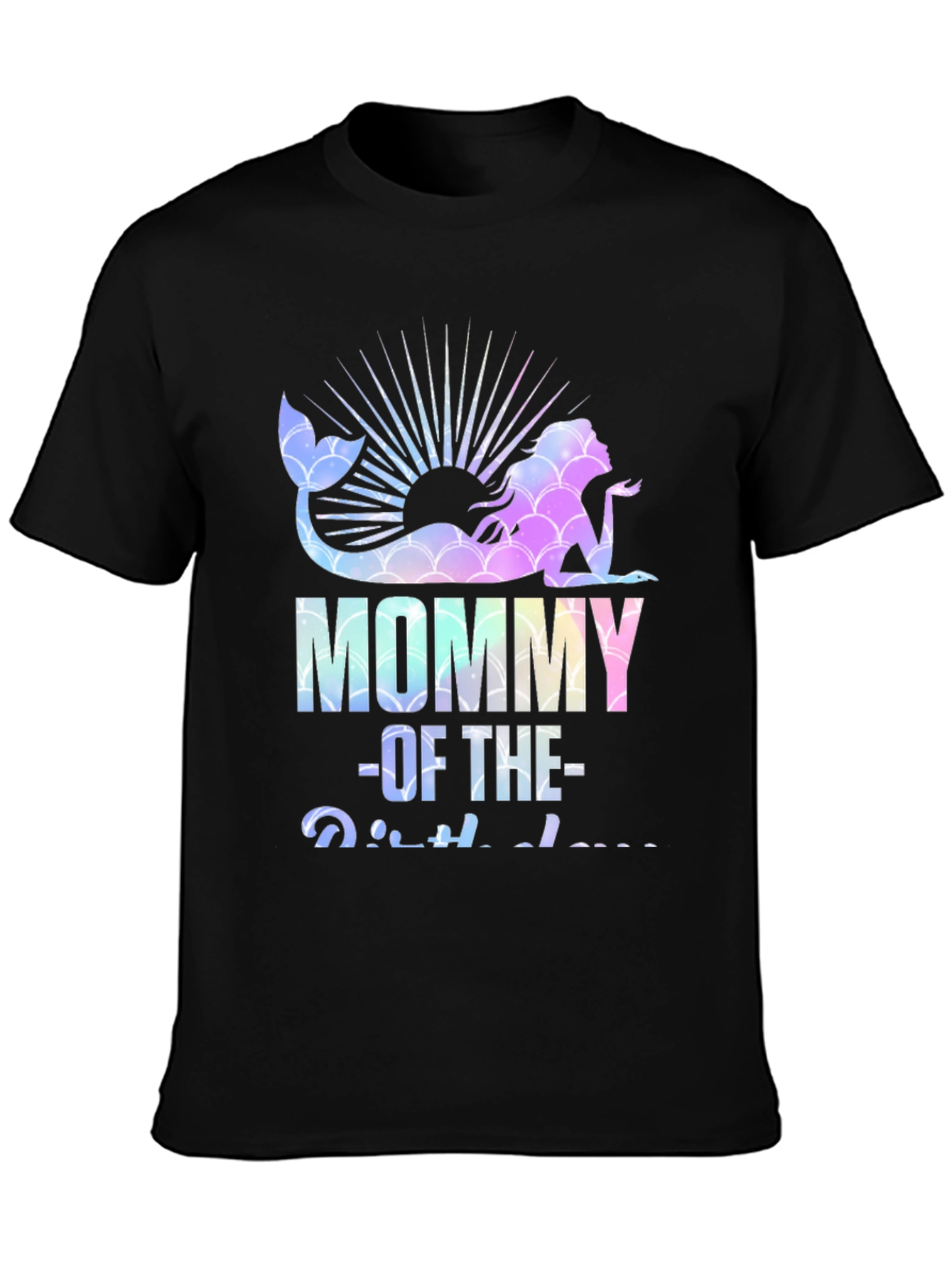 Mommy of the Birthday Mermaid Graphic Tee