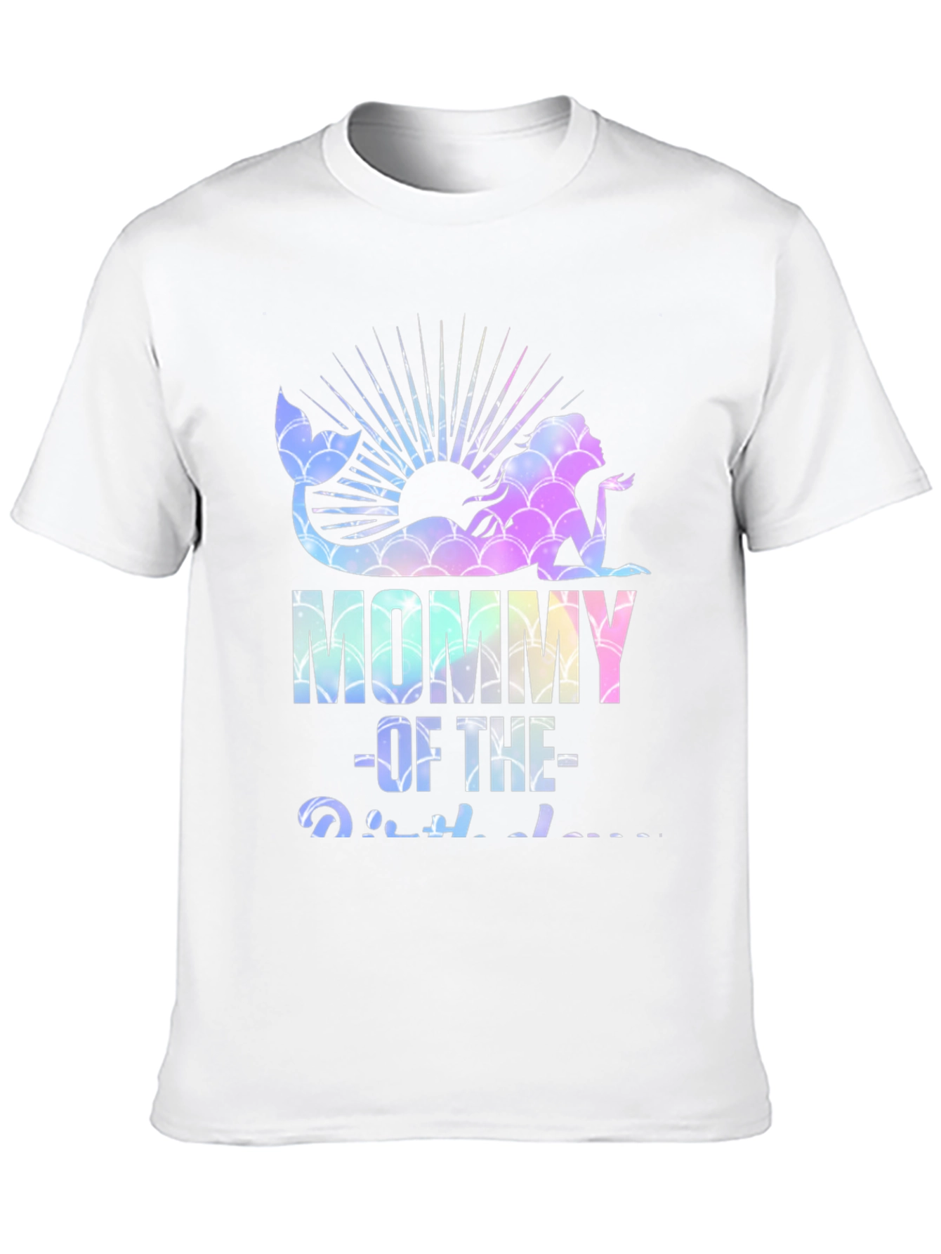 Mommy of the Birthday Mermaid Graphic Tee