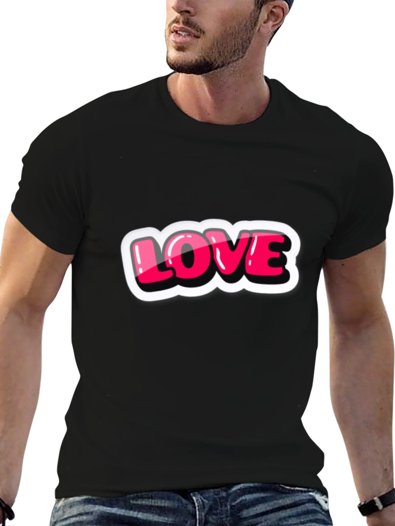 Love T-Shirt - Graphic Print Tee