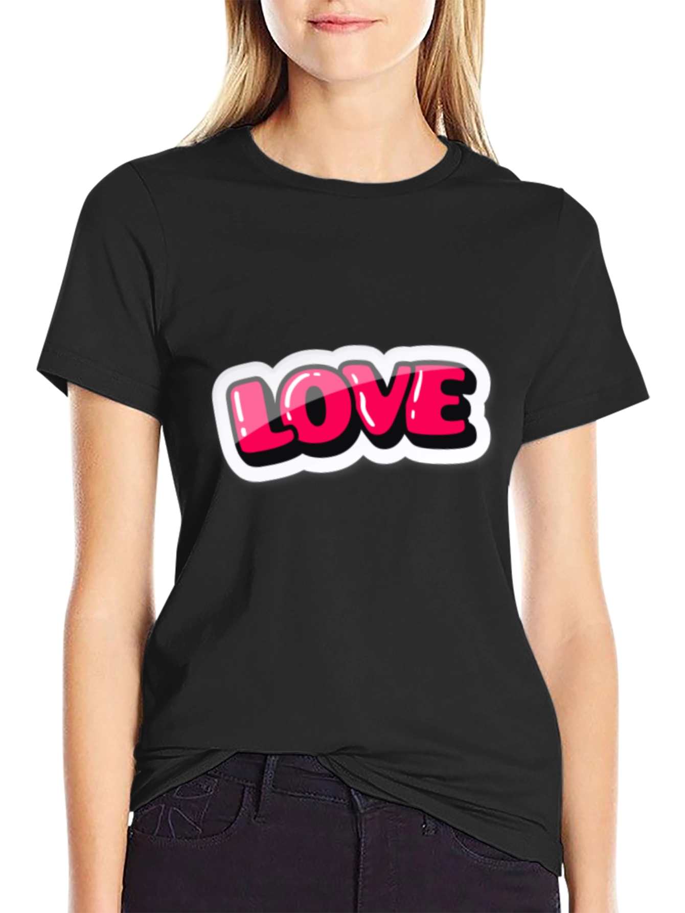 Love T-Shirt - Graphic Print Tee