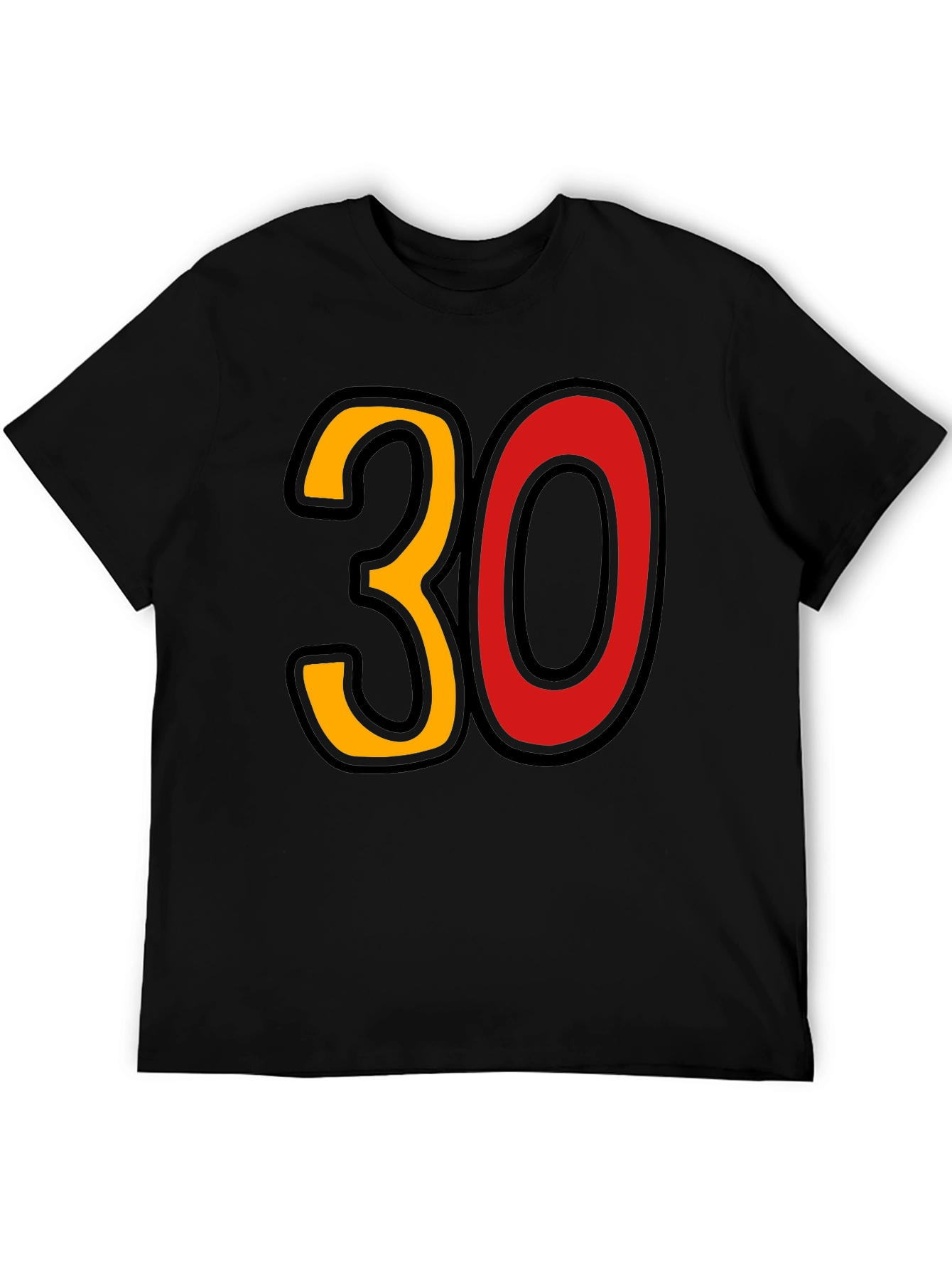 Bold 30 Graphic Tee - Birthday Celebration Shirt