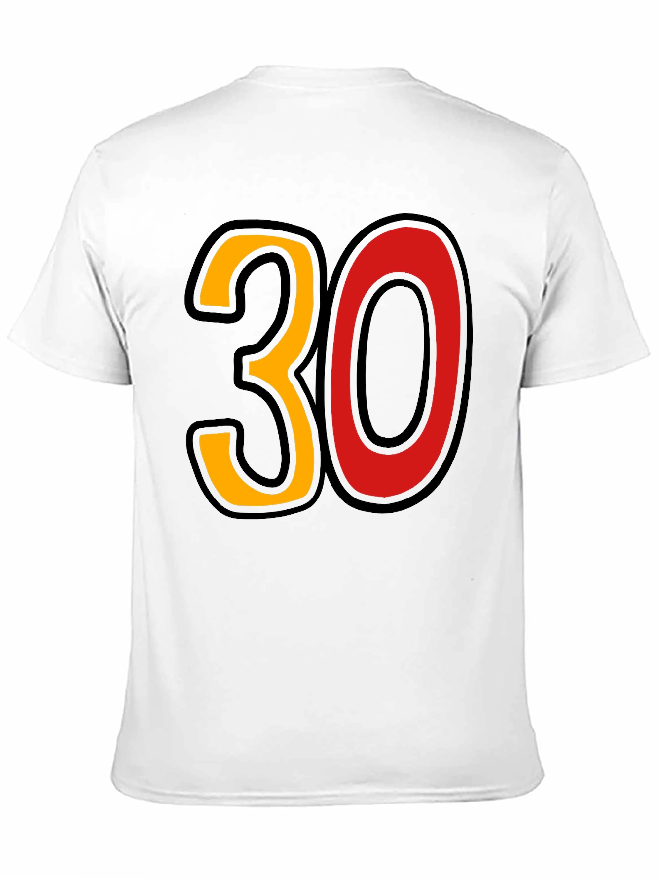 Bold 30 Graphic Tee - Birthday Celebration Shirt